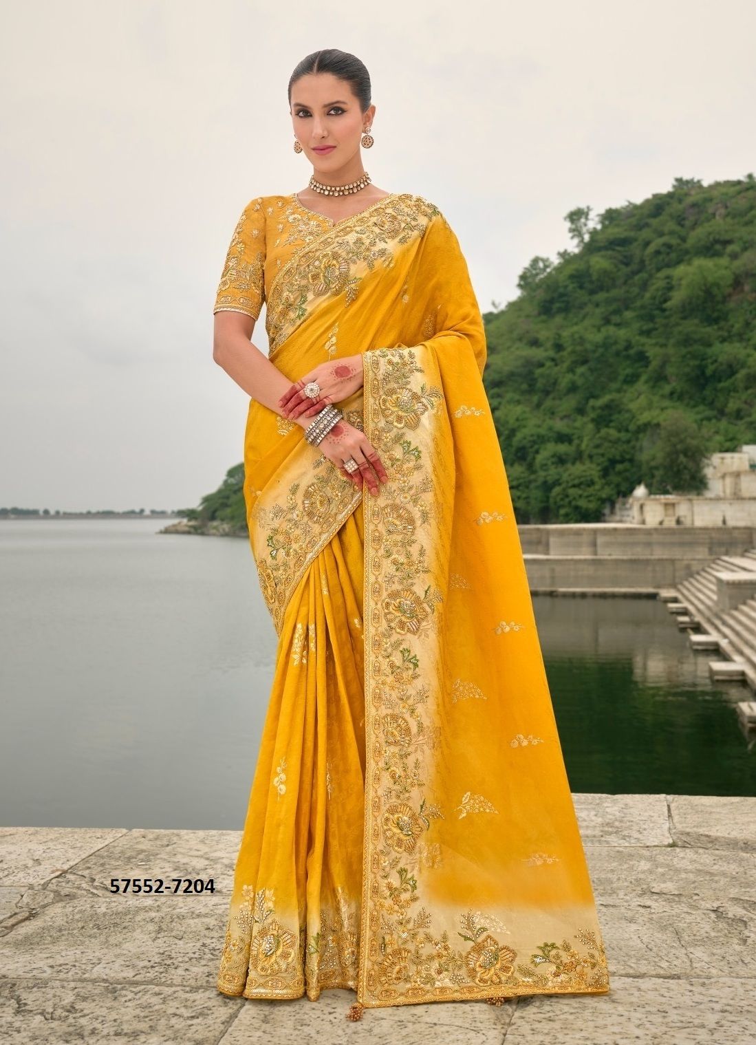 ANAARA 7201-7209 - Catalog # 57552 (Set of 6 Sarees) by Brand TATHASTU ANAARA 7201-7209 - Catalog # 57552 (Set of 6 Sarees) by Brand TATHASTU