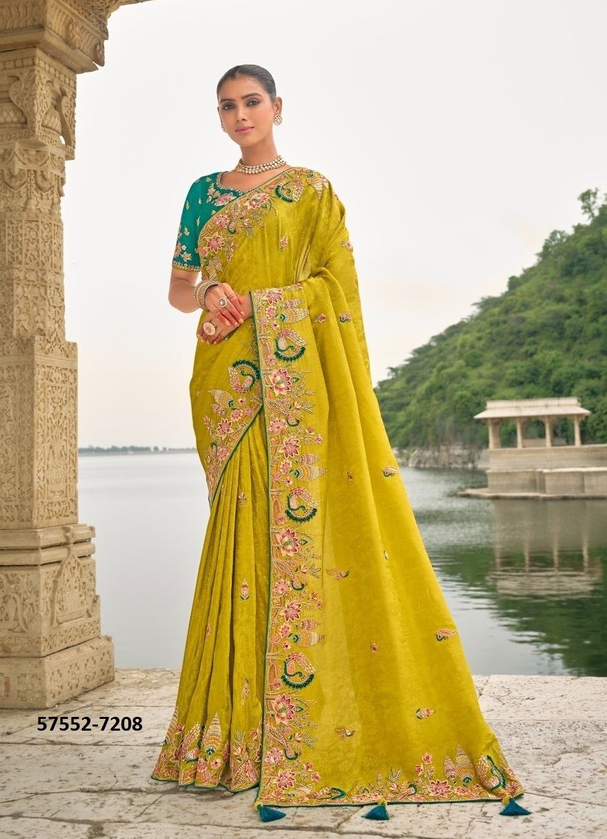 ANAARA 7201-7209 - Catalog # 57552 (Set of 6 Sarees) by Brand TATHASTU ANAARA 7201-7209 - Catalog # 57552 (Set of 6 Sarees) by Brand TATHASTU