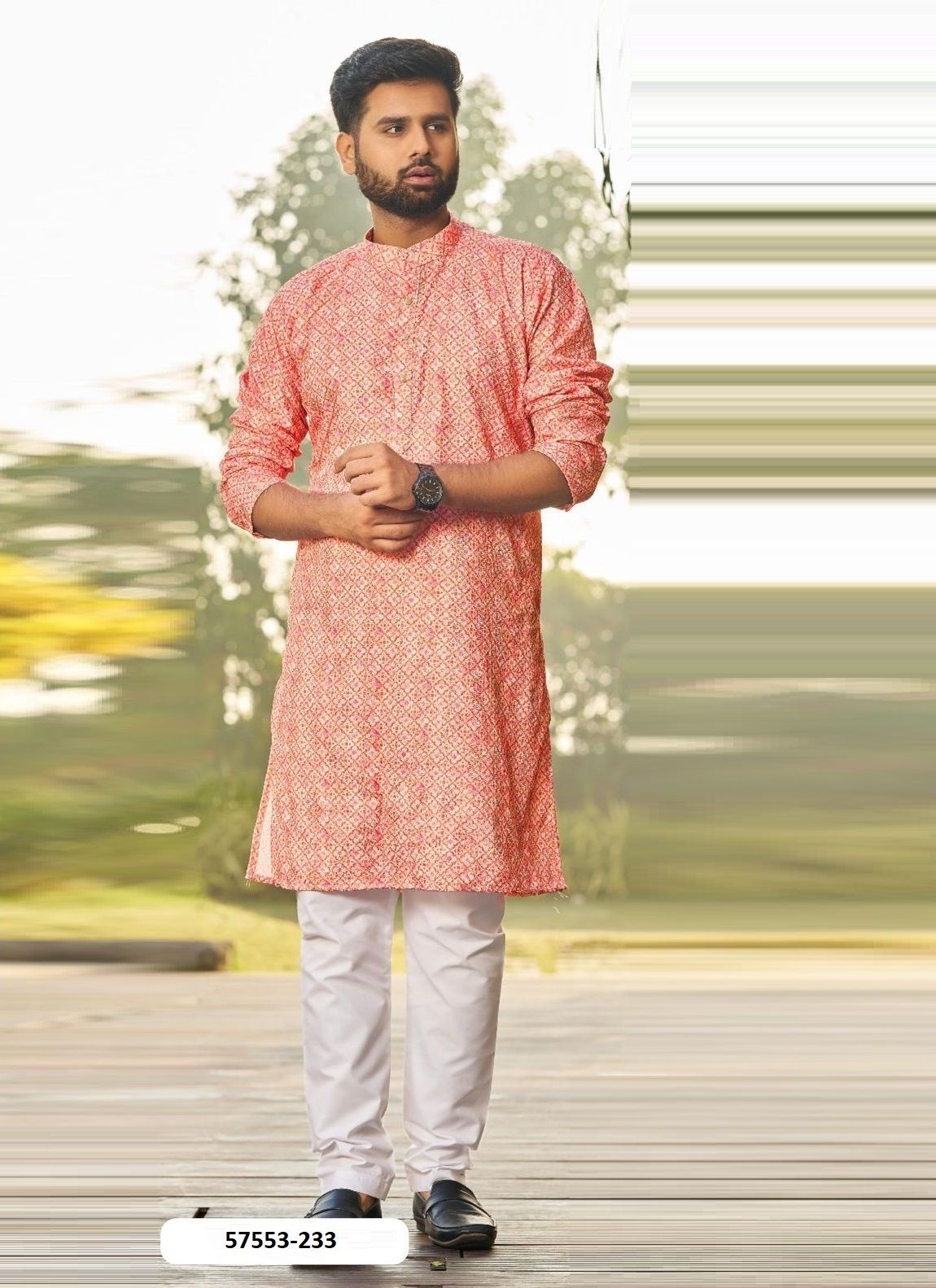 MANYAVAR - Catalog # 57553 (Set of 8 Men's Ethnic Wear) by Brand STROLLAY ®