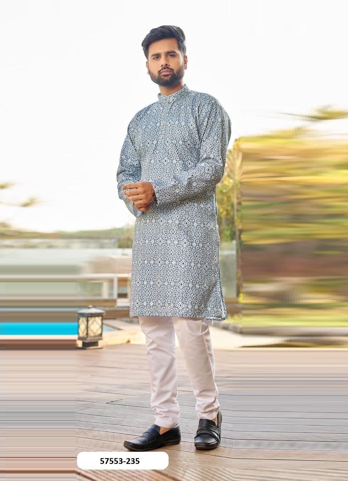 MANYAVAR - Catalog # 57553 (Set of 8 Men's Ethnic Wear) by Brand STROLLAY ®