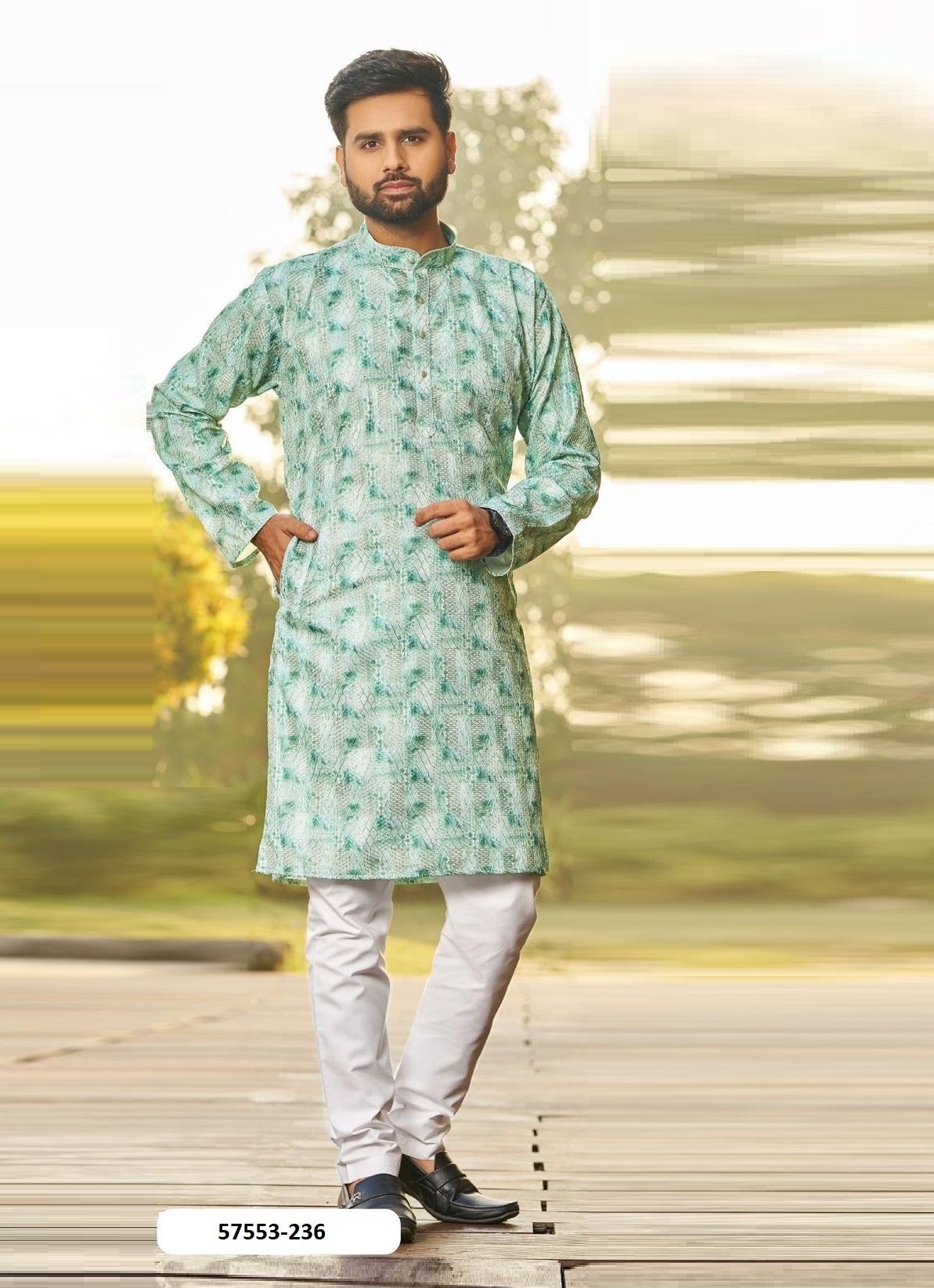 MANYAVAR - Catalog # 57553 (Set of 8 Men's Ethnic Wear) by Brand STROLLAY ®