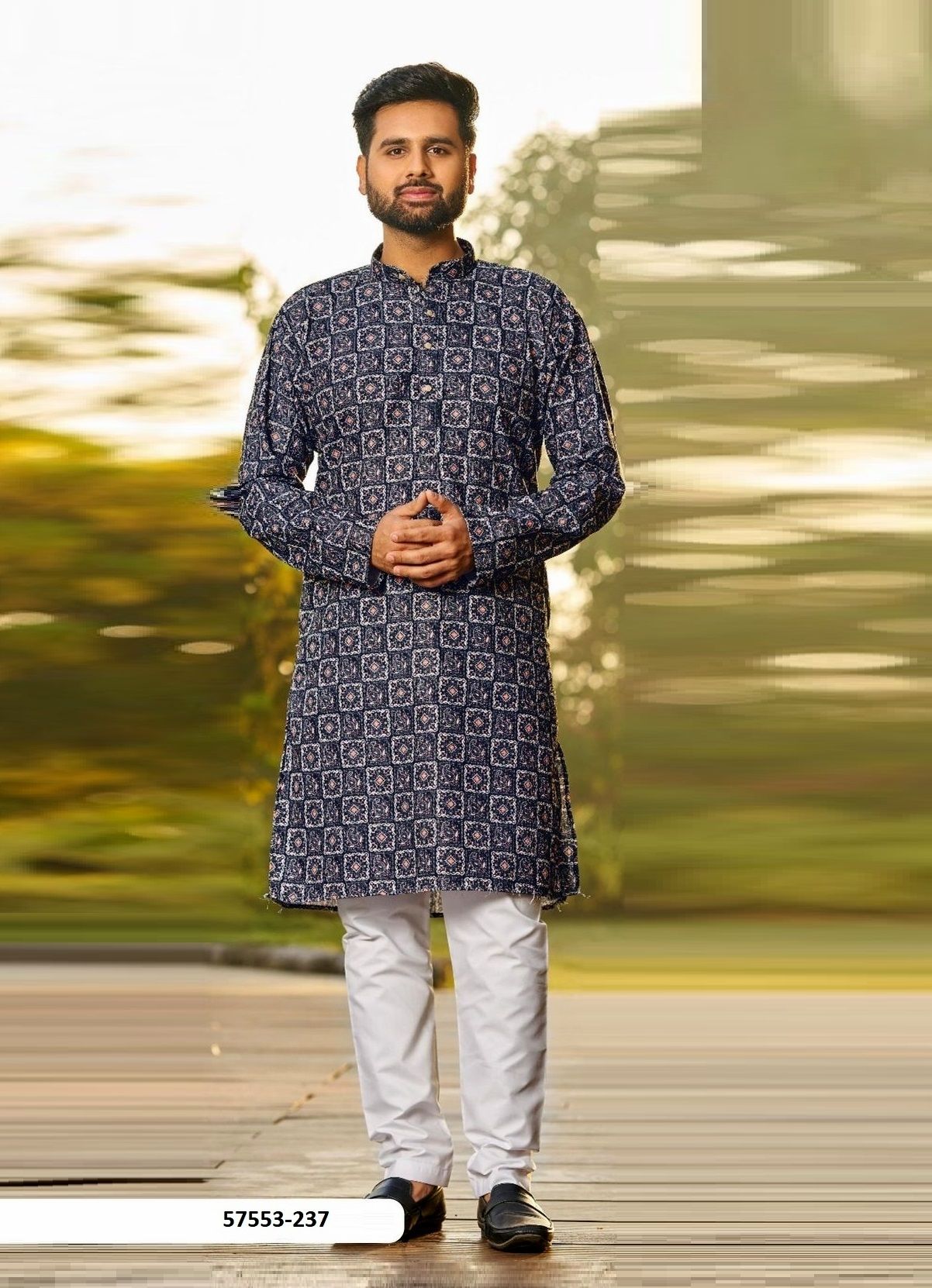 MANYAVAR - Catalog # 57553 (Set of 8 Men's Ethnic Wear) by Brand STROLLAY ®
