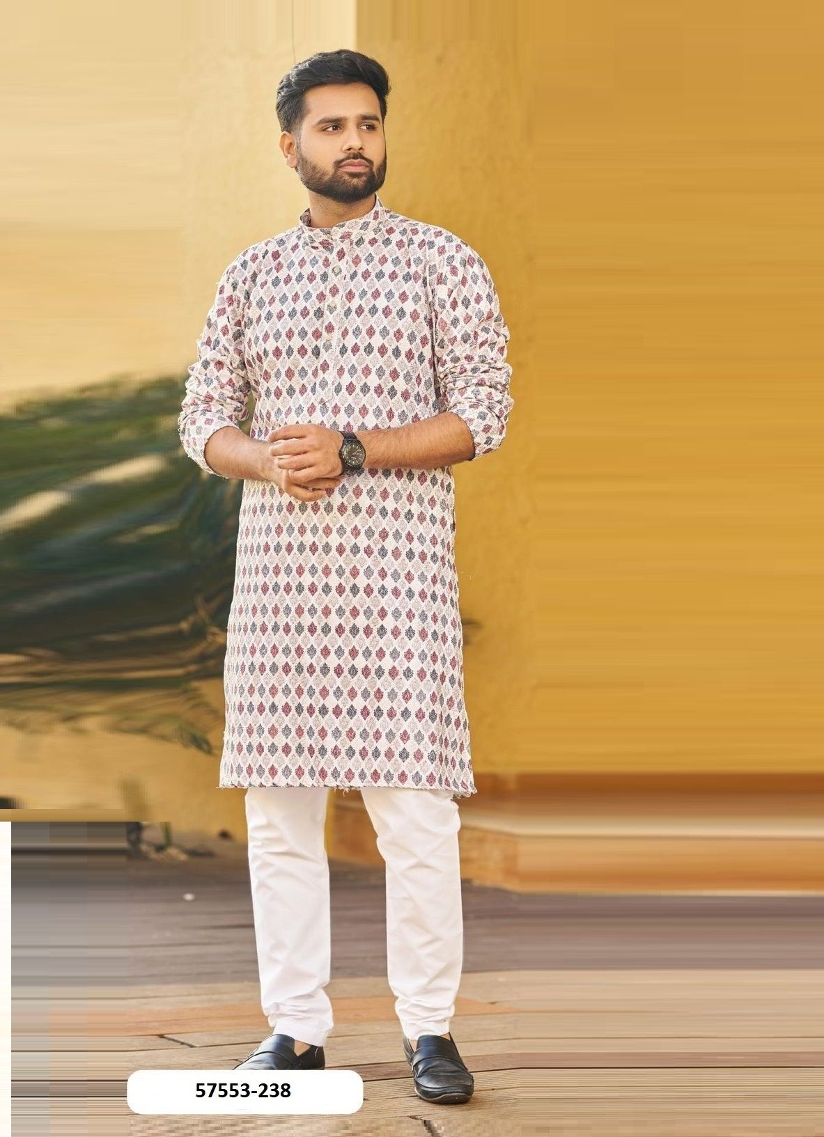 MANYAVAR - Catalog # 57553 (Set of 8 Men's Ethnic Wear) by Brand STROLLAY ®