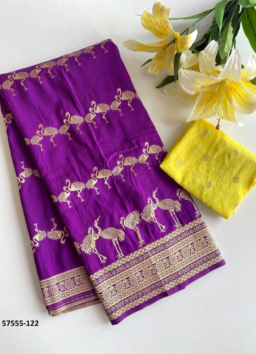 RAJHANS - Catalog # 57555 (Set of 6 Sarees) by Brand STROLLAY ®