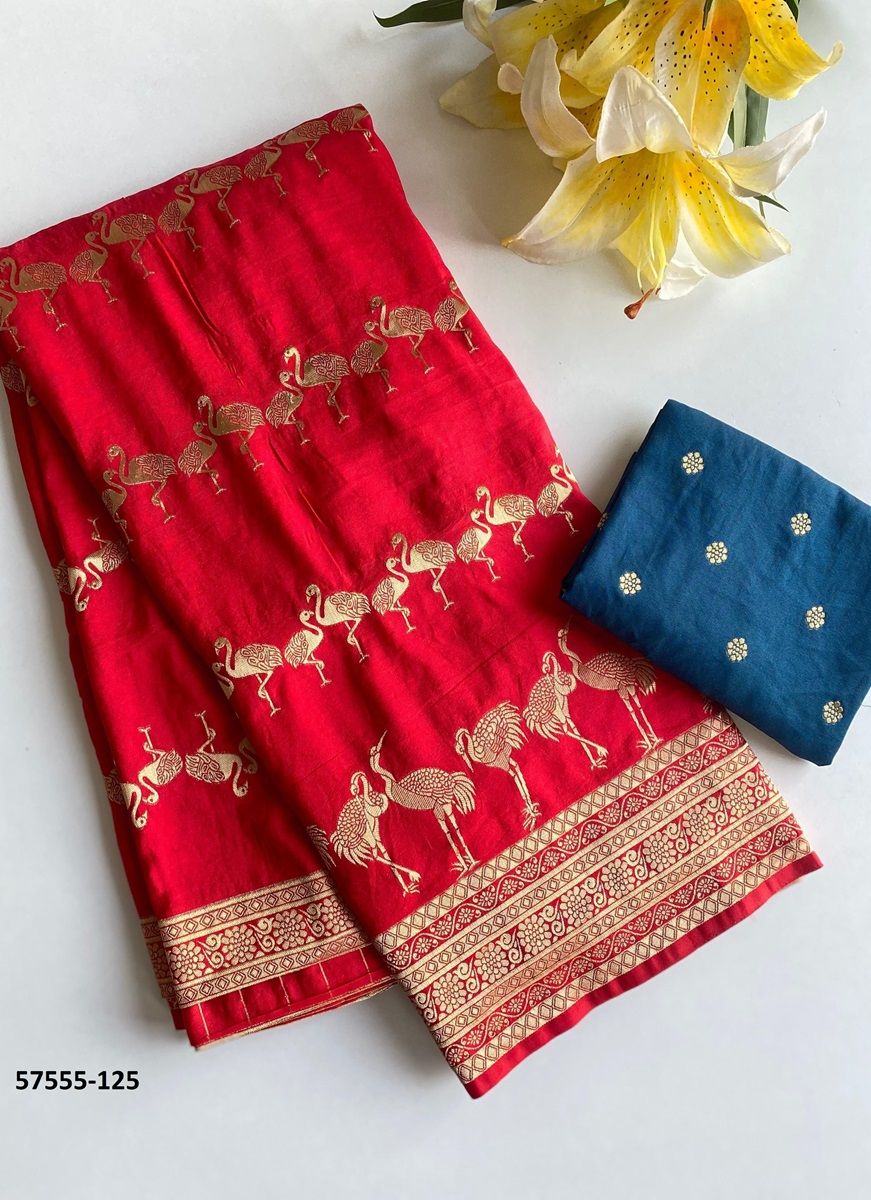 RAJHANS - Catalog # 57555 (Set of 6 Sarees) by Brand STROLLAY ®