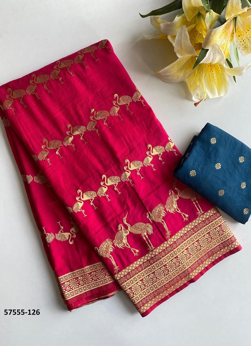 RAJHANS - Catalog # 57555 (Set of 6 Sarees) by Brand STROLLAY ®