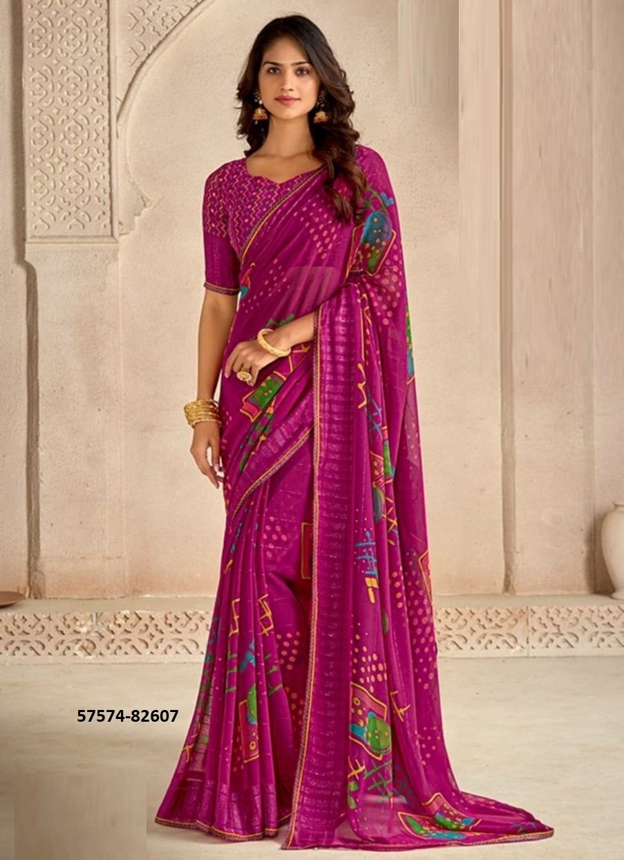 SHILPA - Catalog # 57574 (Set of 8 Sarees) by Brand VIPUL FASHIONS