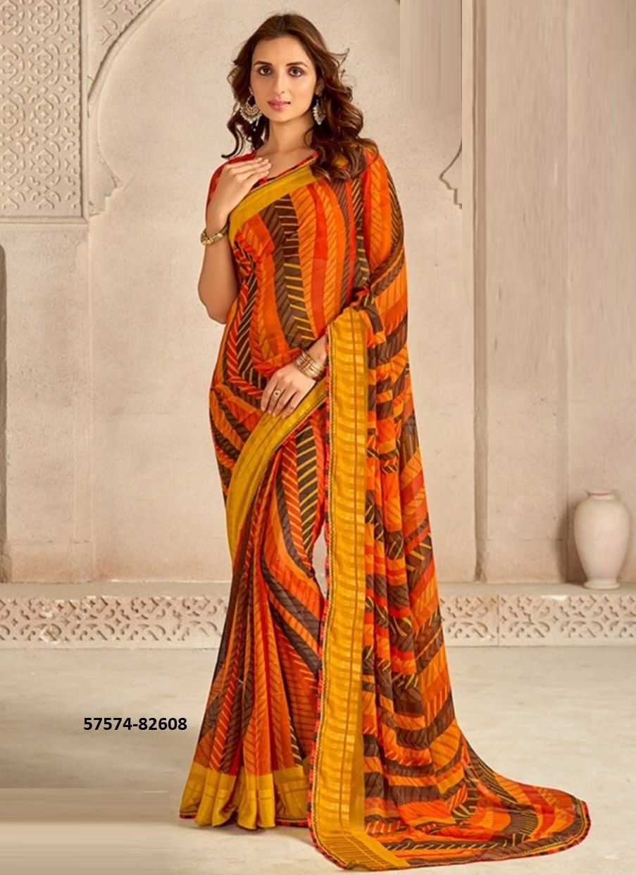 SHILPA - Catalog # 57574 (Set of 8 Sarees) by Brand VIPUL FASHIONS