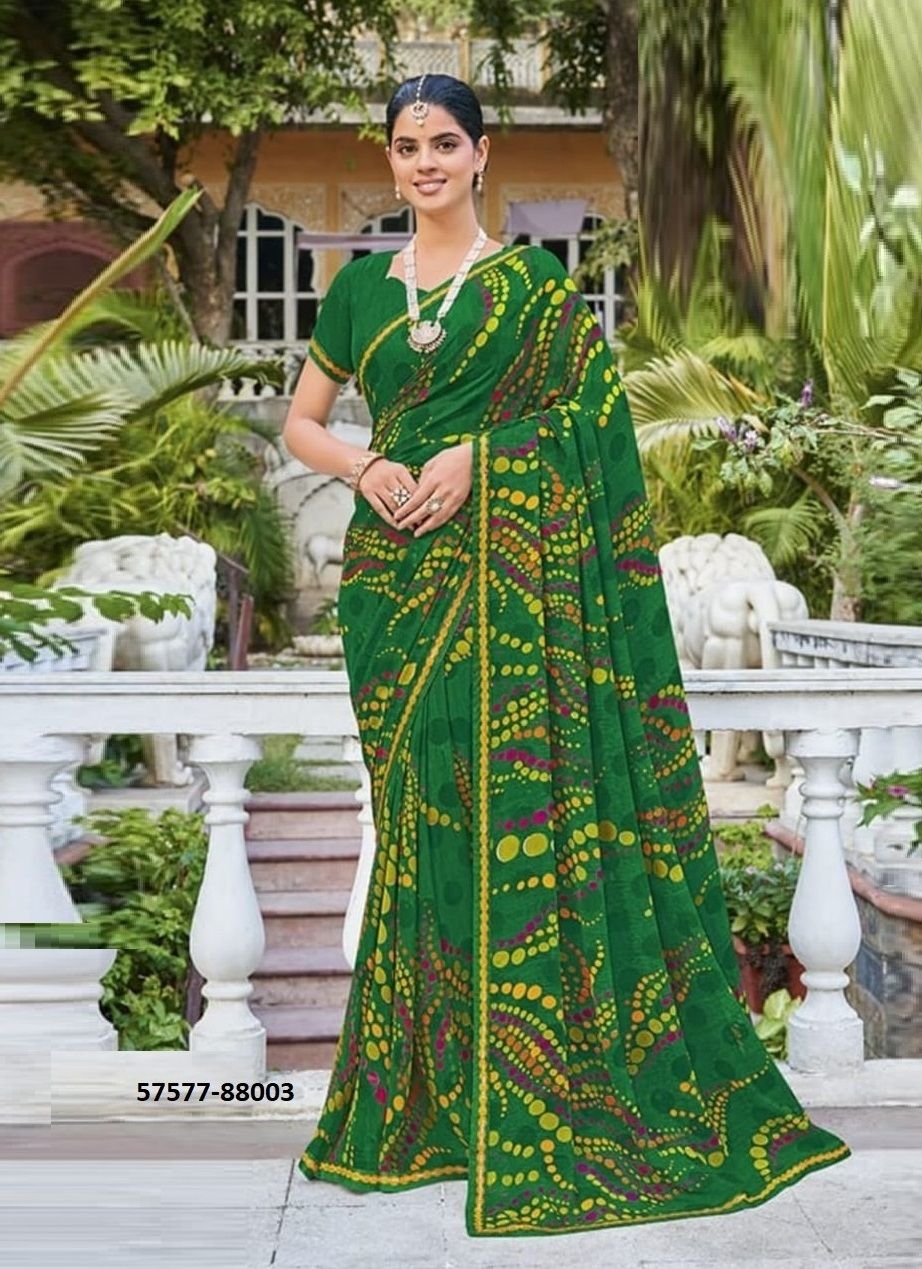 SAAVITRI - Catalog # 57577 (Set of 8 Sarees) by Brand VIPUL FASHIONS