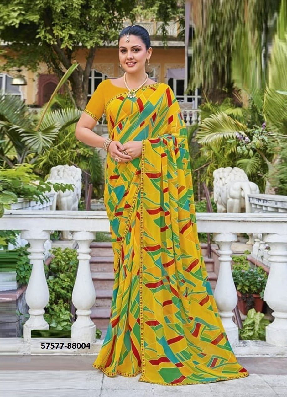 SAAVITRI - Catalog # 57577 (Set of 8 Sarees) by Brand VIPUL FASHIONS