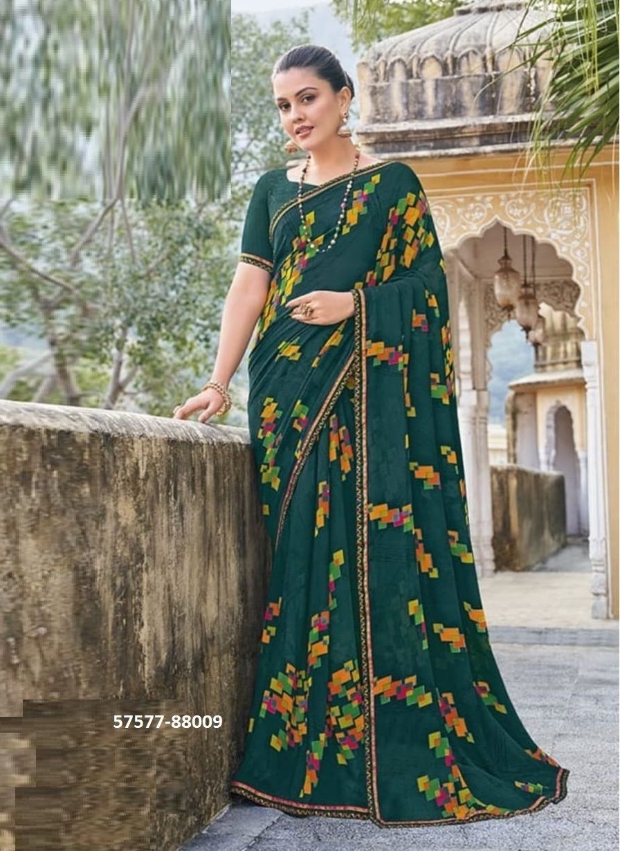SAAVITRI - Catalog # 57577 (Set of 8 Sarees) by Brand VIPUL FASHIONS