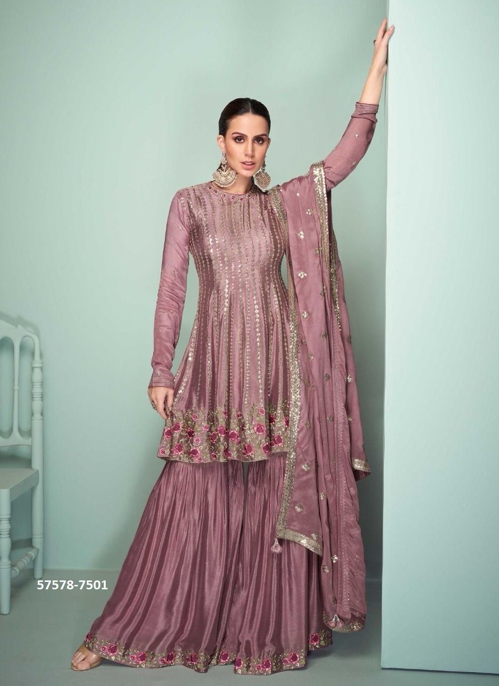RIWAYAT - Catalog # 57578 (Set of 2 Readymade Salwar Suits) by Brand GULKAYRA DESIGNER RIWAYAT - Catalog # 57578 (Set of 2 Readymade Salwar Suits) by Brand GULKAYRA DESIGNER