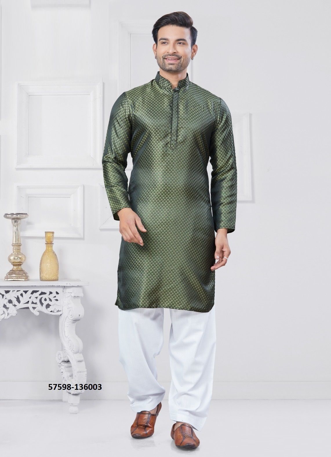 VOLUME 136 - Catalog # 57598 (Set of 9 Men's Ethnic Wear) by Brand STROLLAY ®