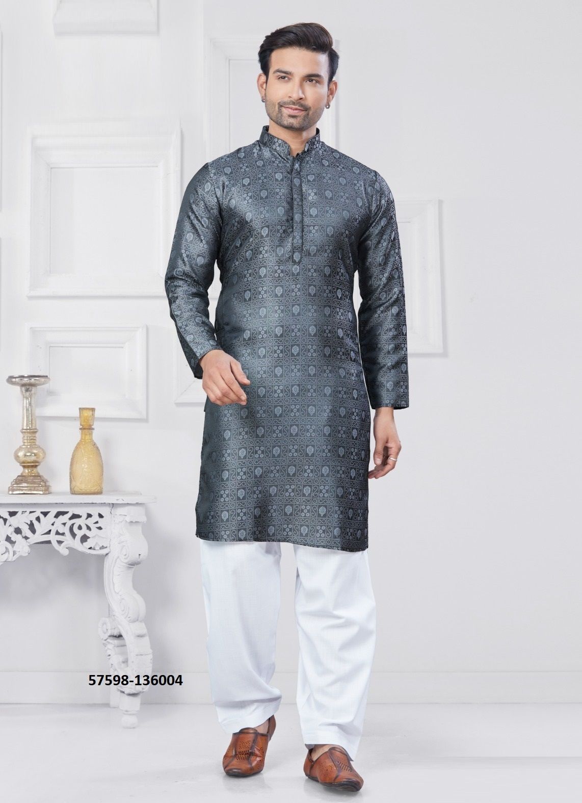 VOLUME 136 - Catalog # 57598 (Set of 9 Men's Ethnic Wear) by Brand STROLLAY ®