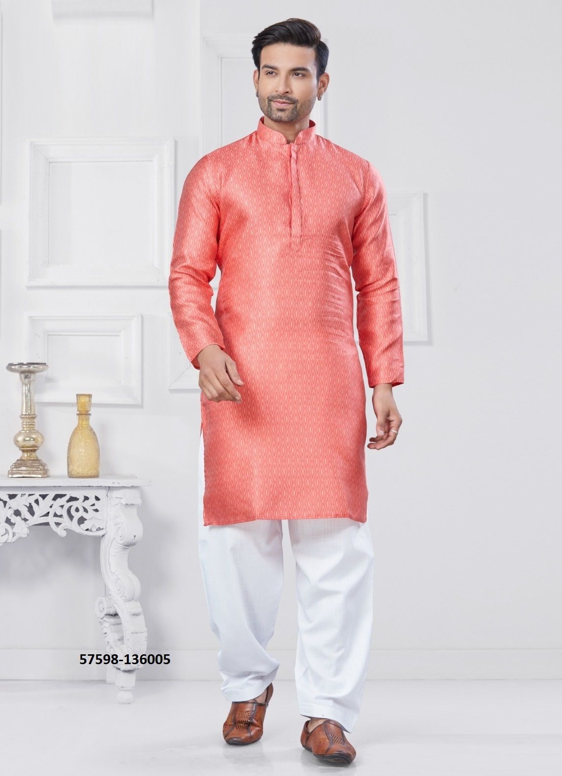 VOLUME 136 - Catalog # 57598 (Set of 9 Men's Ethnic Wear) by Brand STROLLAY ®
