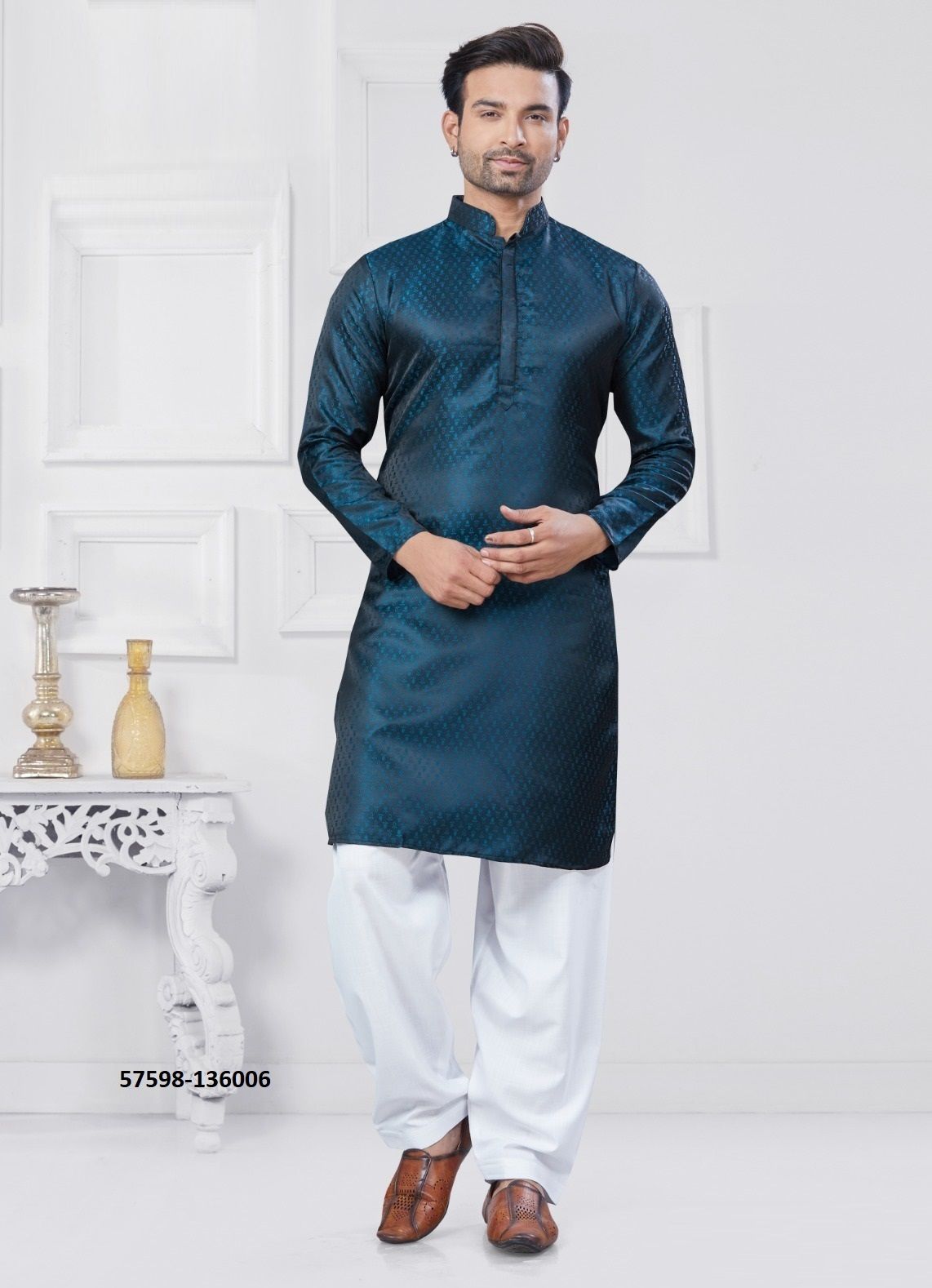 VOLUME 136 - Catalog # 57598 (Set of 9 Men's Ethnic Wear) by Brand STROLLAY ®