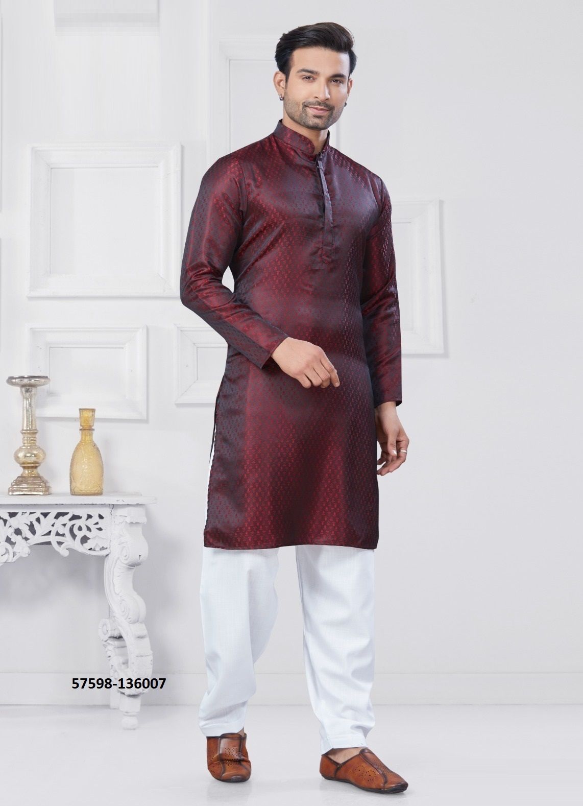 VOLUME 136 - Catalog # 57598 (Set of 9 Men's Ethnic Wear) by Brand STROLLAY ®