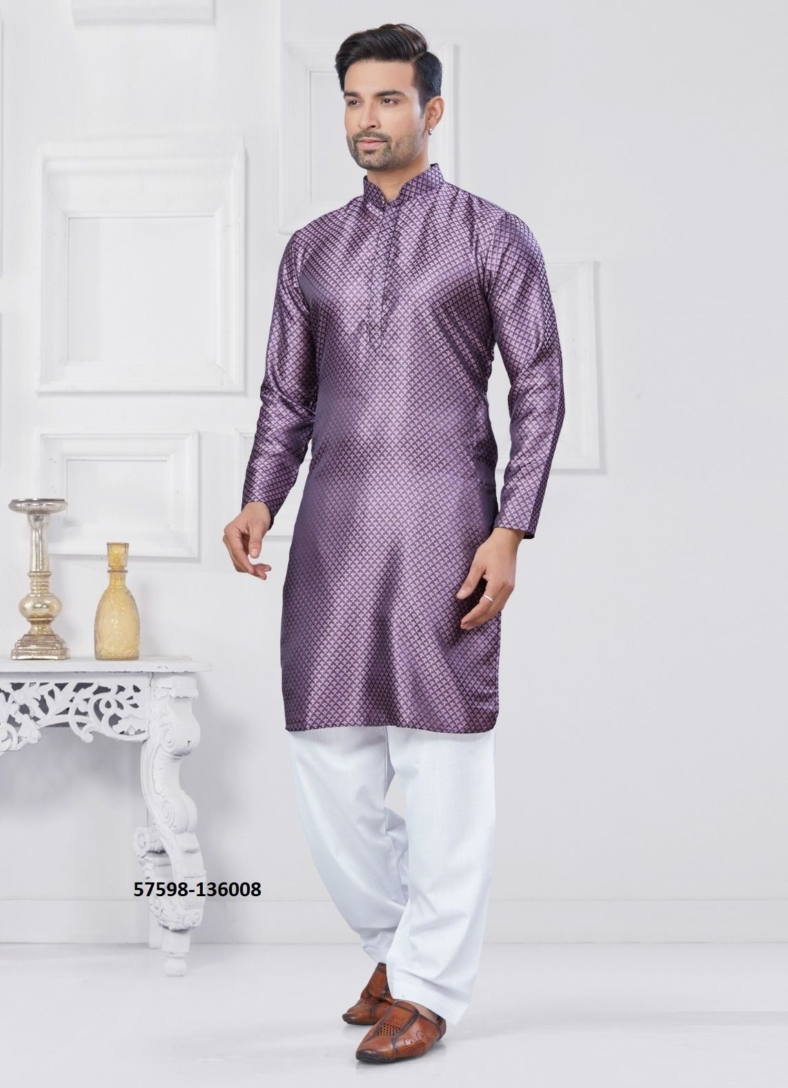 VOLUME 136 - Catalog # 57598 (Set of 9 Men's Ethnic Wear) by Brand STROLLAY ®