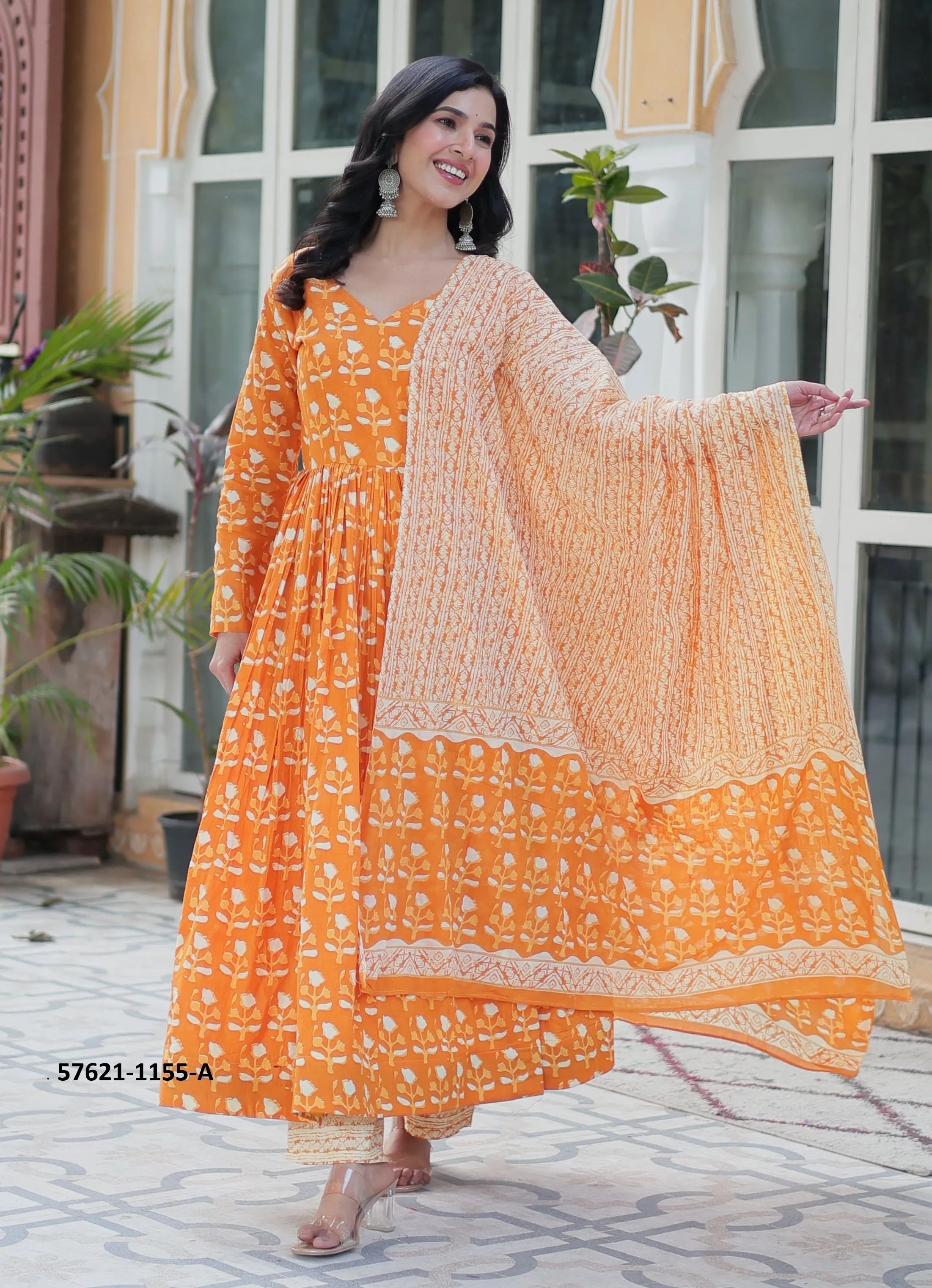 SUMMER COTTON Catalog 57621 (Set of Readymade Salwar Suits) by Brand  STROLLAY ®