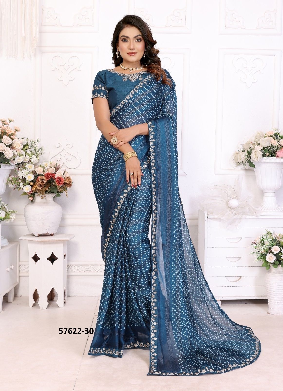 BANDHANI 26 - Catalog # 57622 (Set of 8 Sarees) by Brand PRIMA BANDHANI 26 - Catalog # 57622 (Set of 8 Sarees) by Brand PRIMA