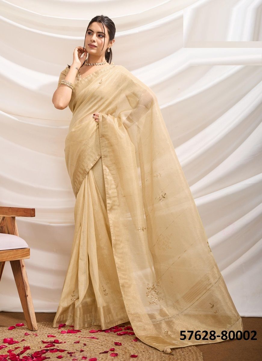 SUTRALA - Catalog # 57628 (Set of 4 Sarees) by Brand S-ETHNIC LIFESTYLE