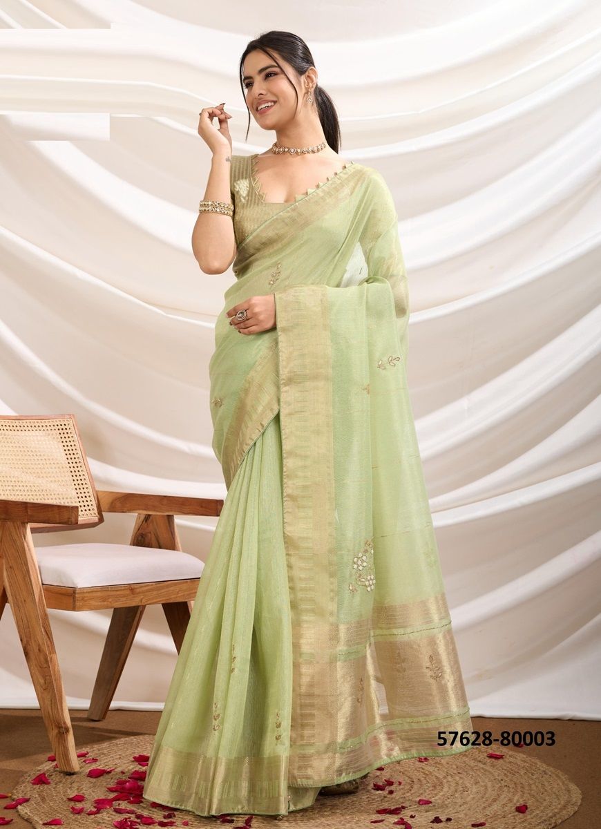 SUTRALA - Catalog # 57628 (Set of 4 Sarees) by Brand S-ETHNIC LIFESTYLE