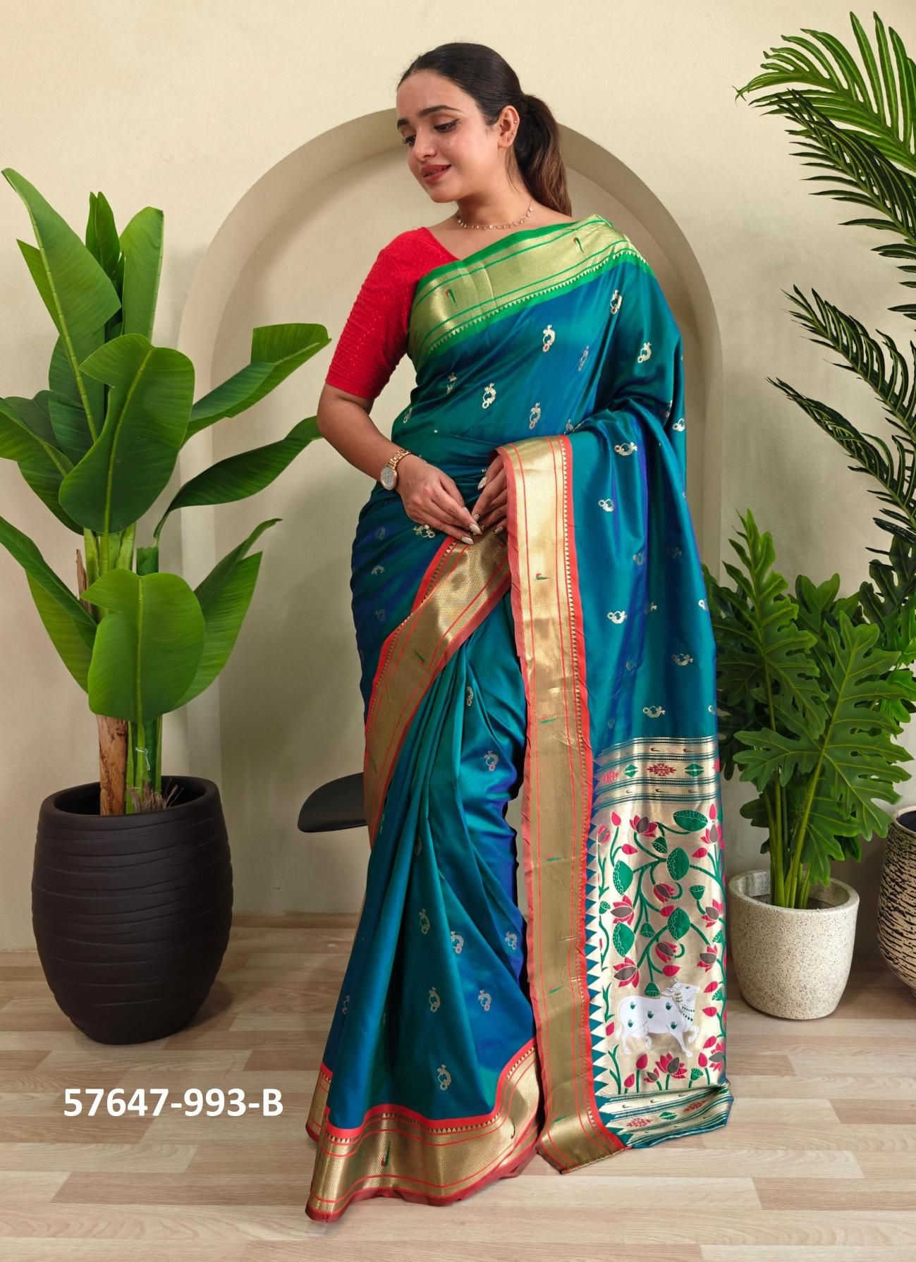 AABHA - Catalog # 57647 (Set of 6 Sarees) by Brand STROLLAY ® AABHA - Catalog # 57647 (Set of 6 Sarees) by Brand STROLLAY ®
