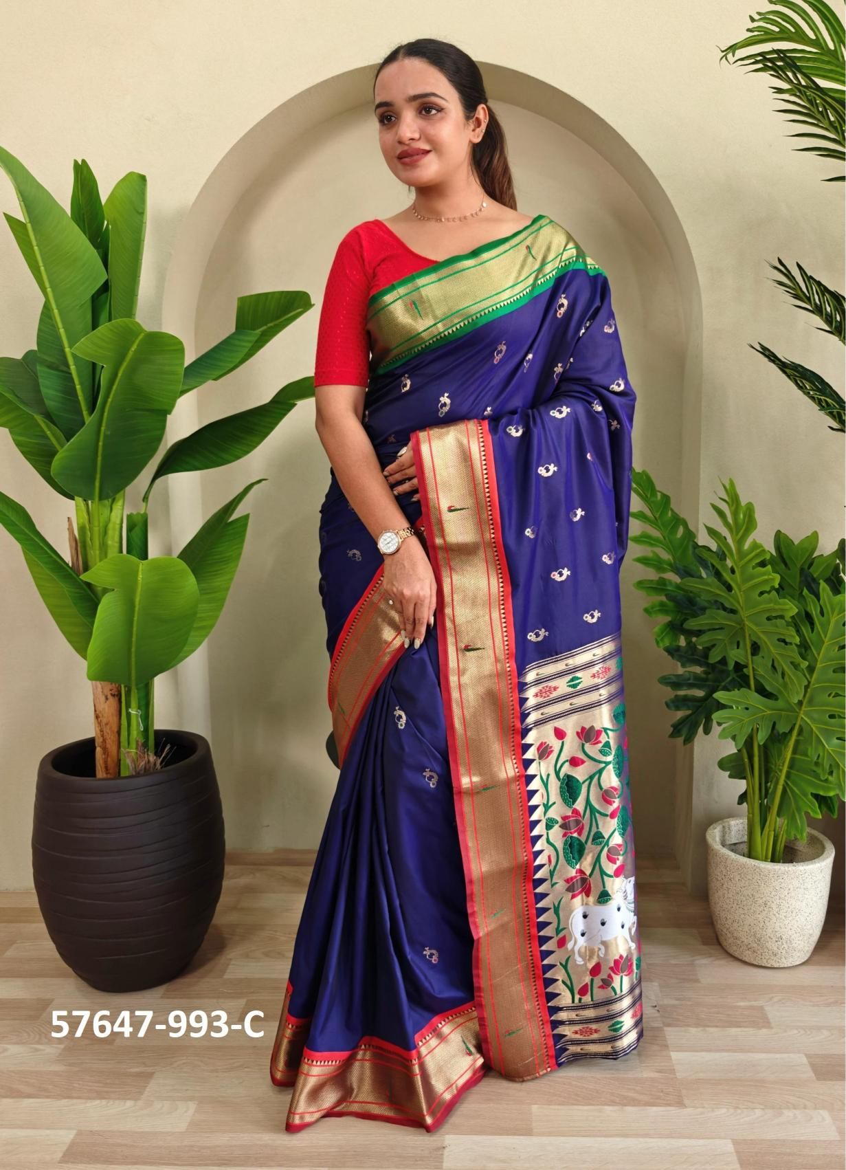 AABHA - Catalog # 57647 (Set of 6 Sarees) by Brand STROLLAY ® AABHA - Catalog # 57647 (Set of 6 Sarees) by Brand STROLLAY ®