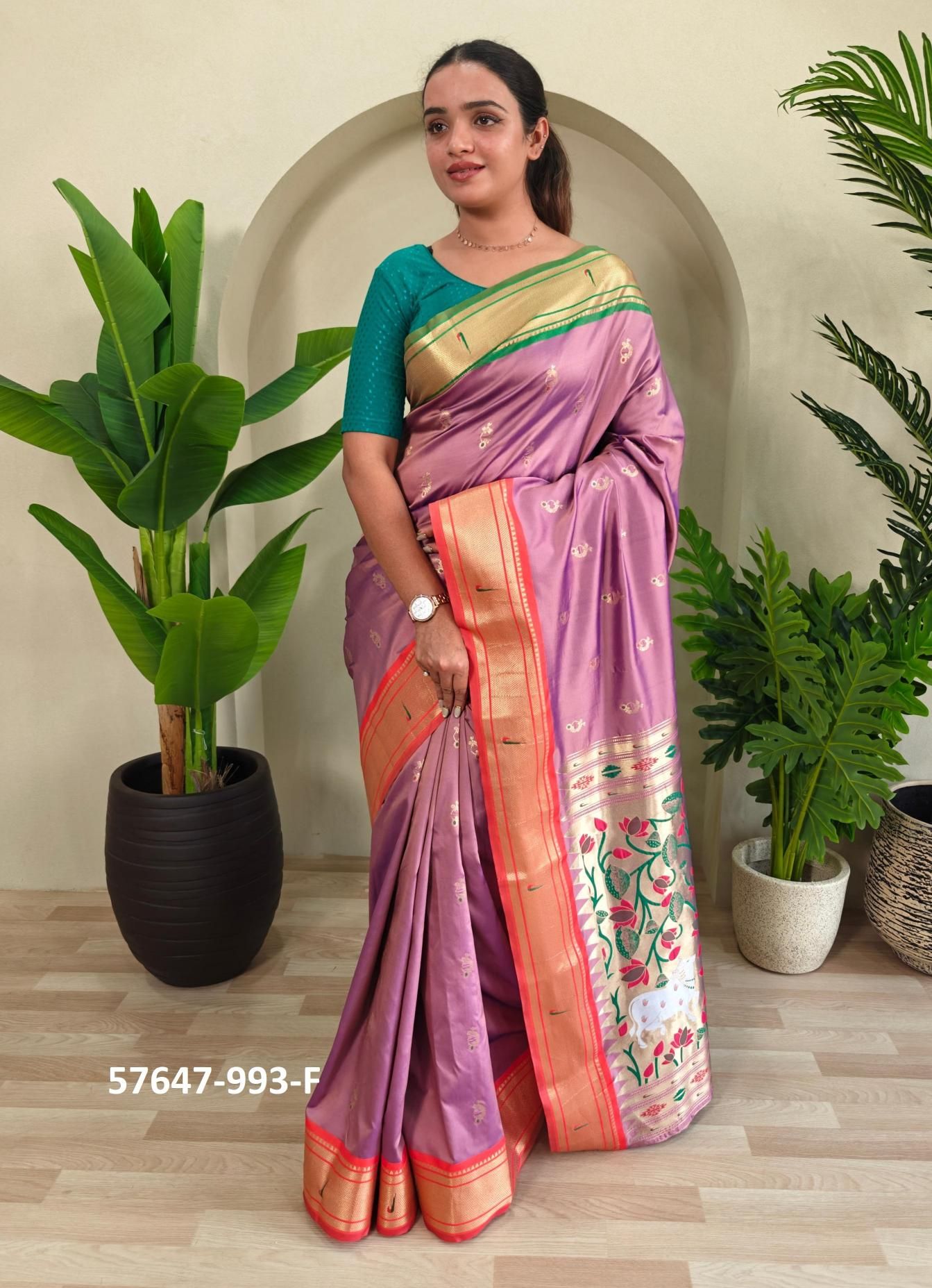 AABHA - Catalog # 57647 (Set of 6 Sarees) by Brand STROLLAY ® AABHA - Catalog # 57647 (Set of 6 Sarees) by Brand STROLLAY ®