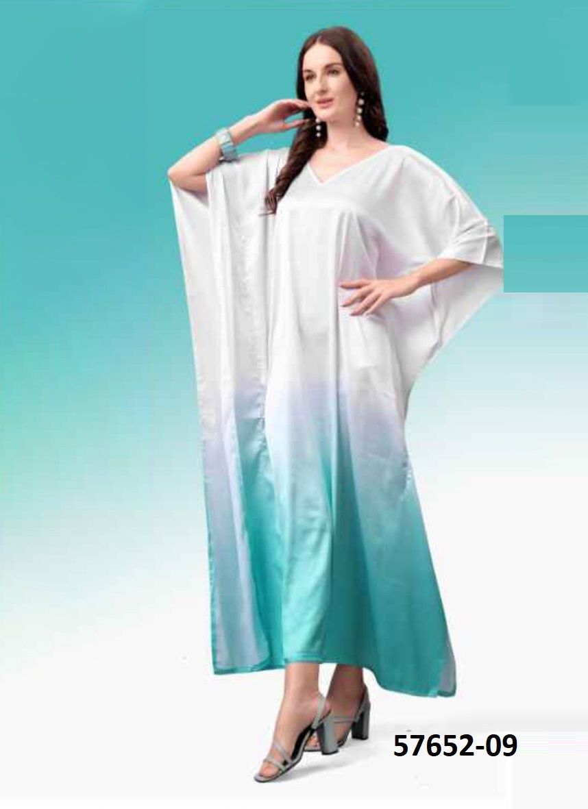 SATIN BREEZE 2 - Catalog # 57652 (Set of 8 Kaftans / Ponchos) by Brand STROLLAY ® SATIN BREEZE 2 - Catalog # 57652 (Set of 8 Kaftans / Ponchos) by Brand STROLLAY ®