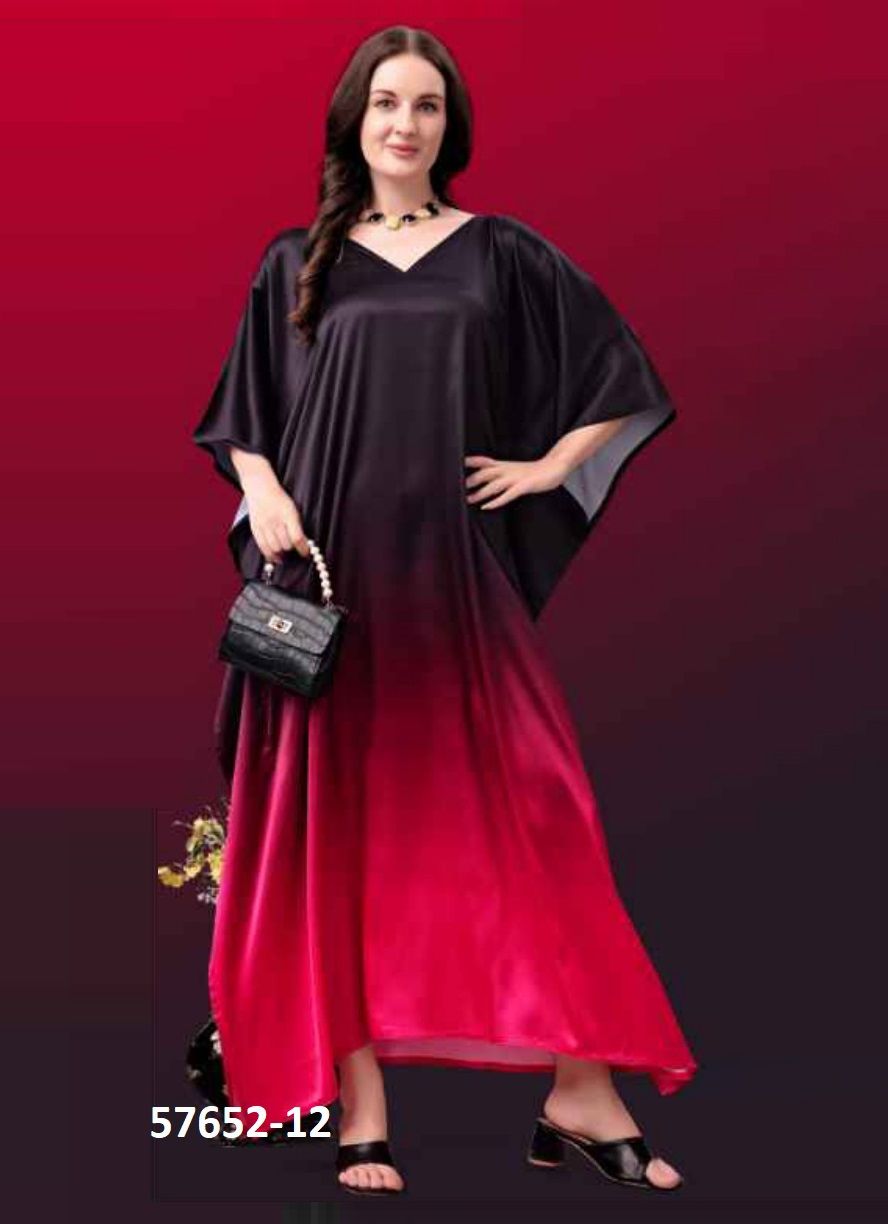 SATIN BREEZE 2 - Catalog # 57652 (Set of 8 Kaftans / Ponchos) by Brand STROLLAY ® SATIN BREEZE 2 - Catalog # 57652 (Set of 8 Kaftans / Ponchos) by Brand STROLLAY ®