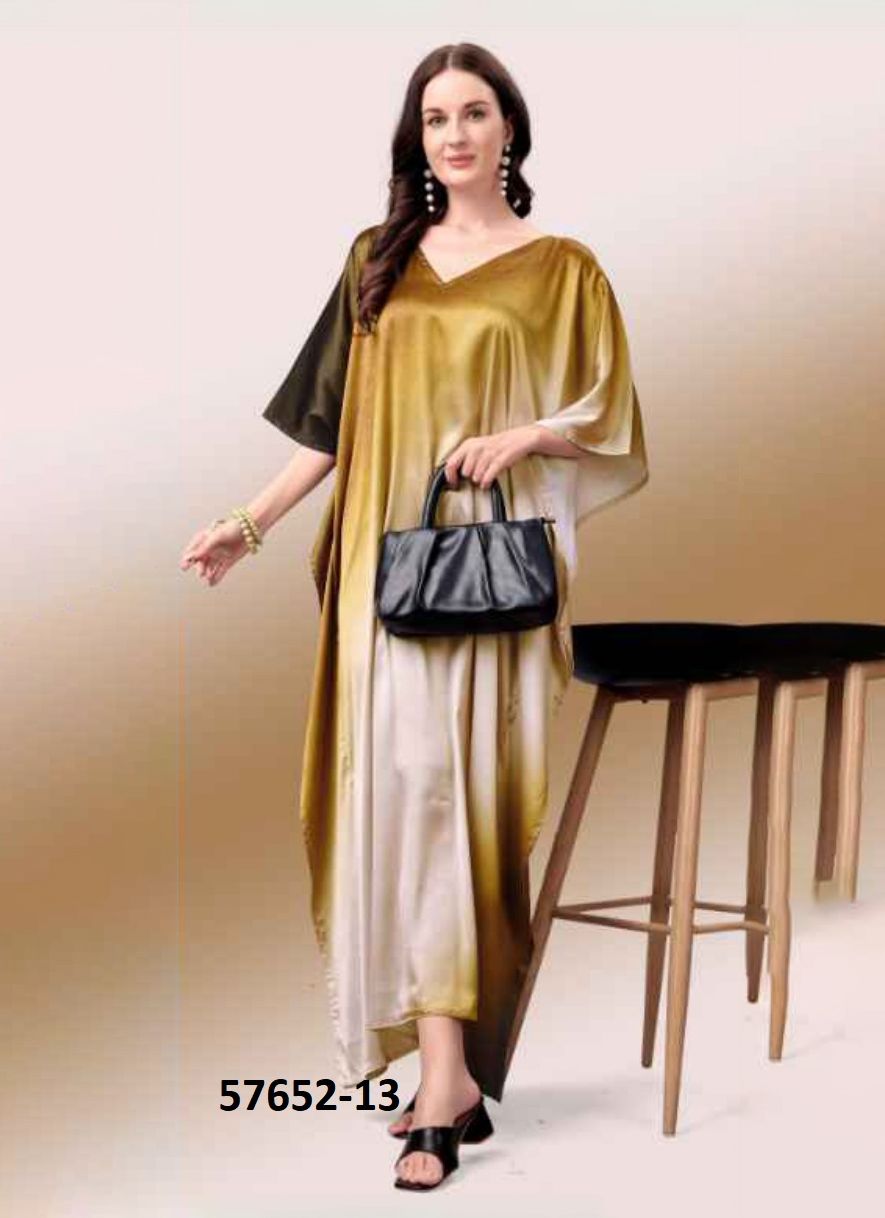 SATIN BREEZE 2 - Catalog # 57652 (Set of 8 Kaftans / Ponchos) by Brand STROLLAY ® SATIN BREEZE 2 - Catalog # 57652 (Set of 8 Kaftans / Ponchos) by Brand STROLLAY ®