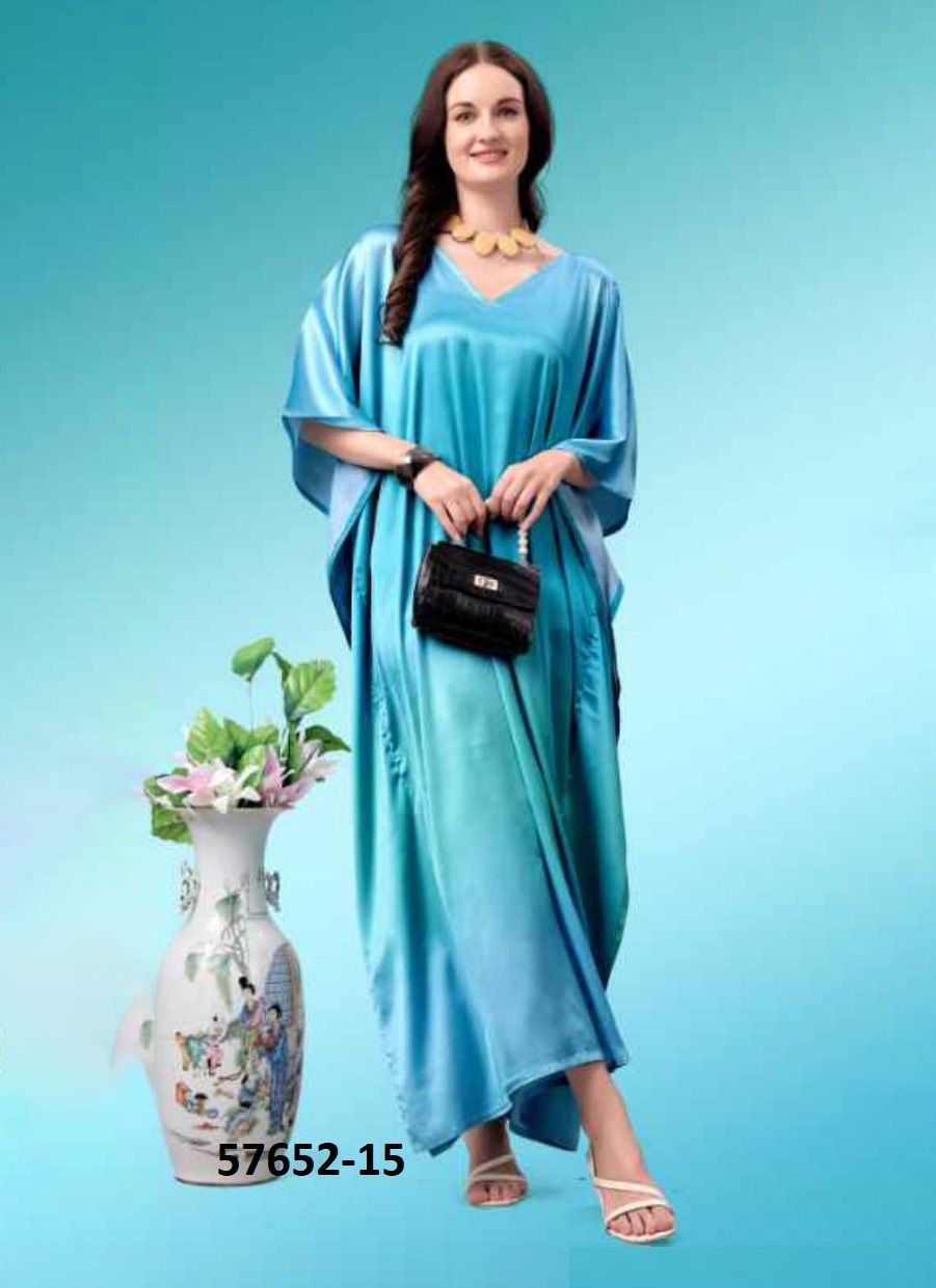 SATIN BREEZE 2 - Catalog # 57652 (Set of 8 Kaftans / Ponchos) by Brand STROLLAY ® SATIN BREEZE 2 - Catalog # 57652 (Set of 8 Kaftans / Ponchos) by Brand STROLLAY ®
