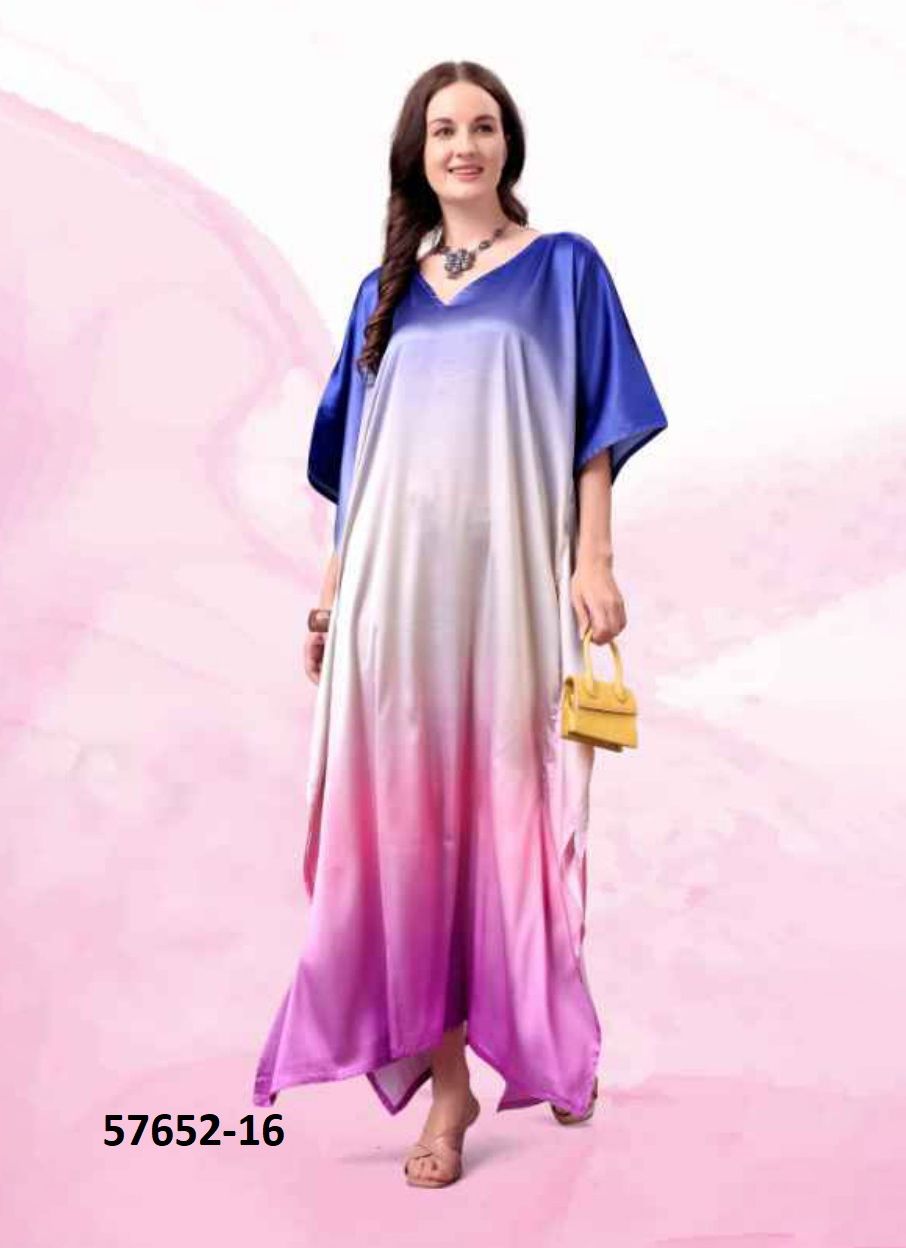 SATIN BREEZE 2 - Catalog # 57652 (Set of 8 Kaftans / Ponchos) by Brand STROLLAY ® SATIN BREEZE 2 - Catalog # 57652 (Set of 8 Kaftans / Ponchos) by Brand STROLLAY ®