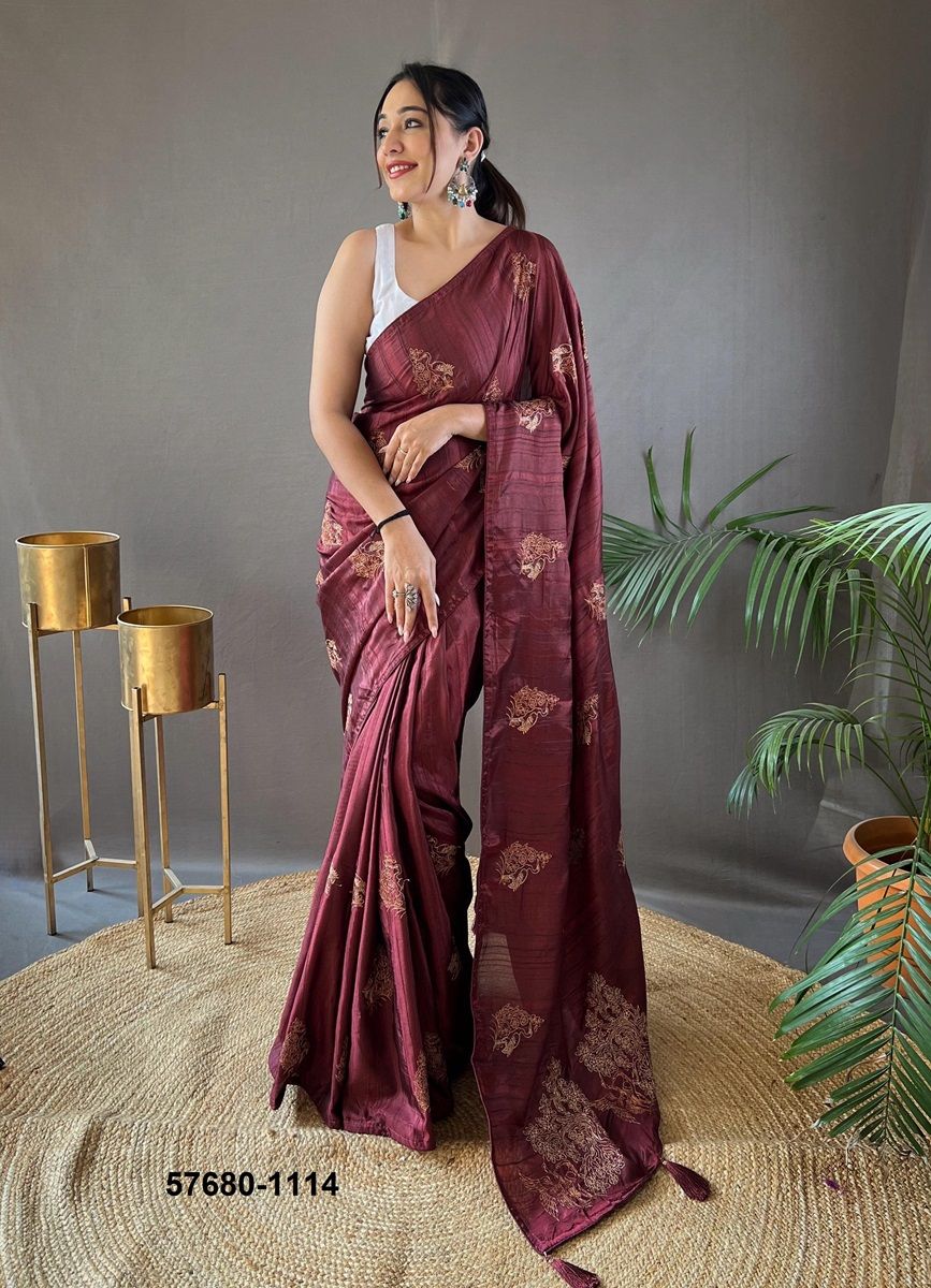 AMAYA - Catalog # 57680 (Set of 7 Sarees) by Brand STROLLAY ®