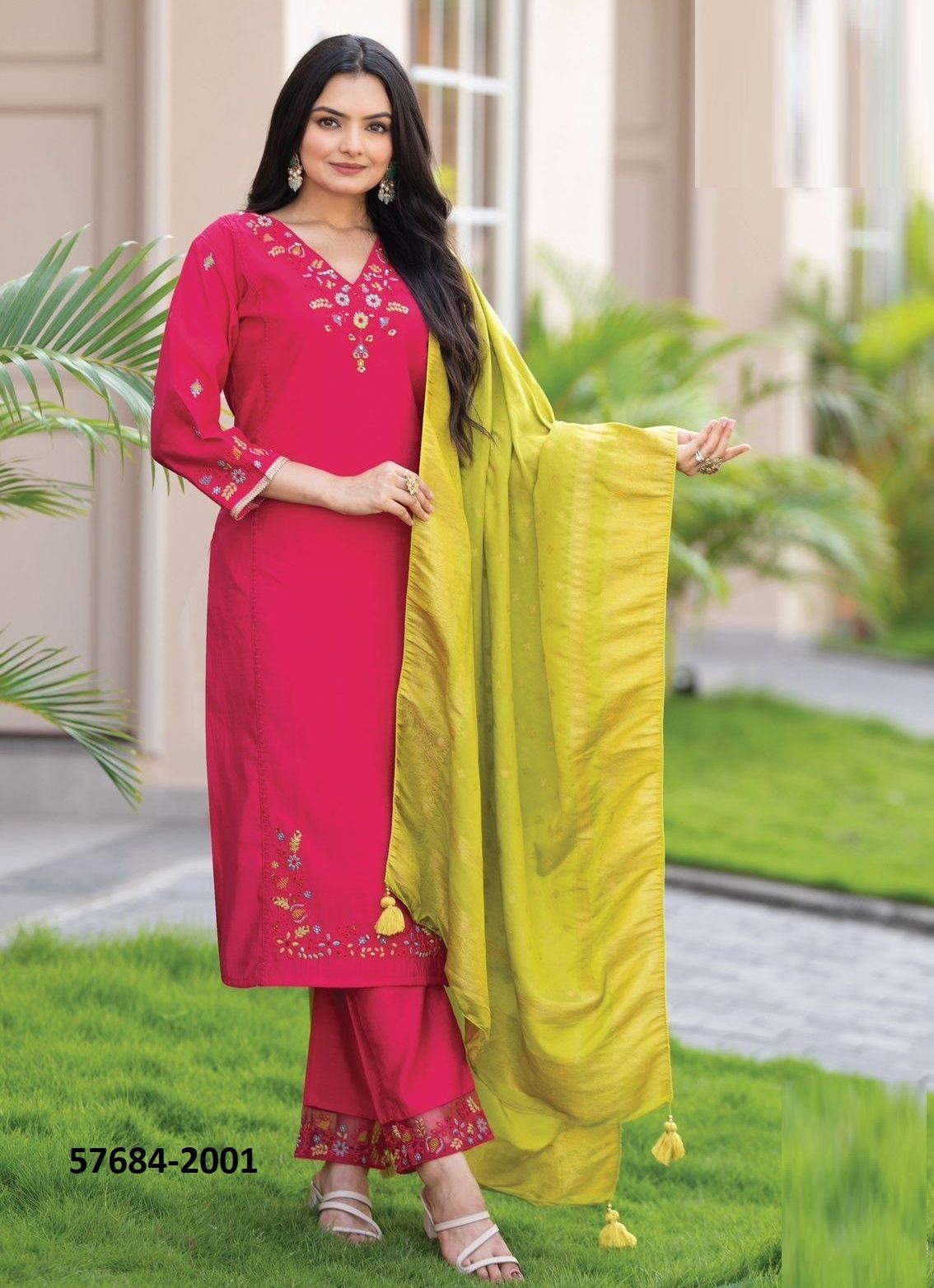 ANARA - Catalog # 57684 (Set of 4 Readymade Salwar Suits) by Brand MITTOO ANARA - Catalog # 57684 (Set of 4 Readymade Salwar Suits) by Brand MITTOO