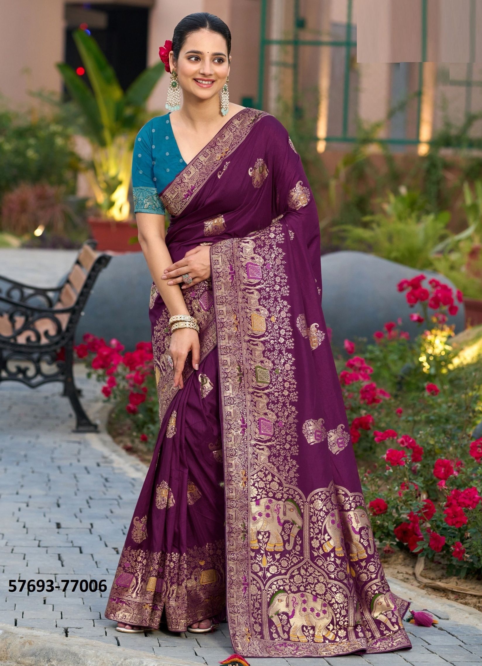 DOLENZA 2 - Catalog # 57693 (Set of 5 Sarees) by Brand S-ETHNIC LIFESTYLE DOLENZA 2 - Catalog # 57693 (Set of 5 Sarees) by Brand S-ETHNIC LIFESTYLE