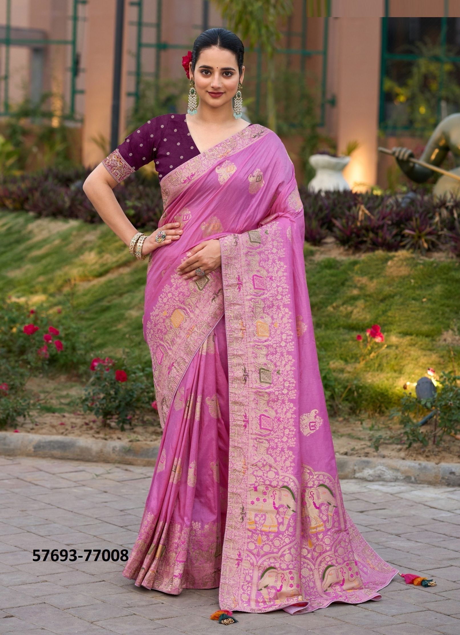 DOLENZA 2 - Catalog # 57693 (Set of 5 Sarees) by Brand S-ETHNIC LIFESTYLE DOLENZA 2 - Catalog # 57693 (Set of 5 Sarees) by Brand S-ETHNIC LIFESTYLE