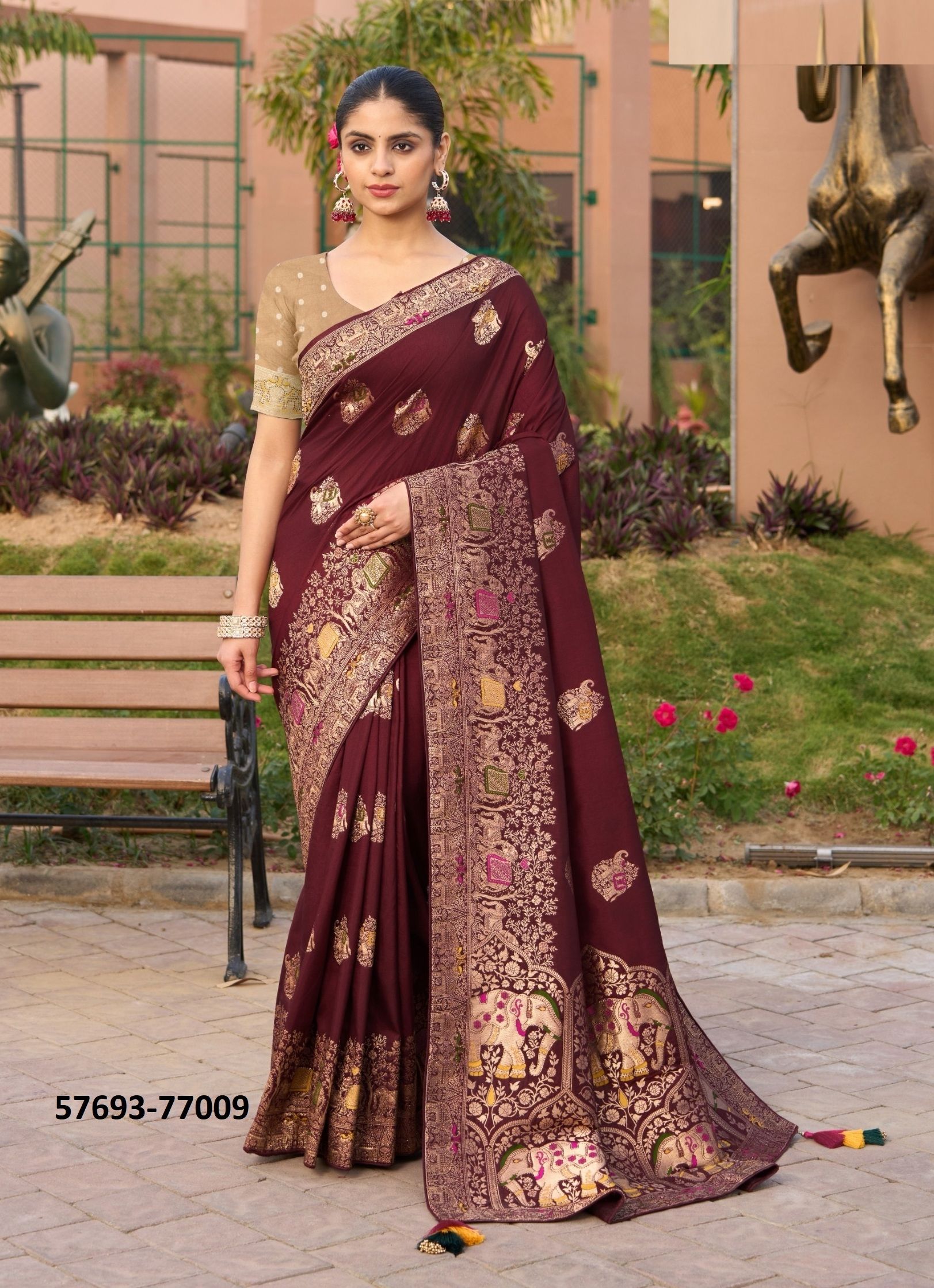 DOLENZA 2 - Catalog # 57693 (Set of 5 Sarees) by Brand S-ETHNIC LIFESTYLE DOLENZA 2 - Catalog # 57693 (Set of 5 Sarees) by Brand S-ETHNIC LIFESTYLE