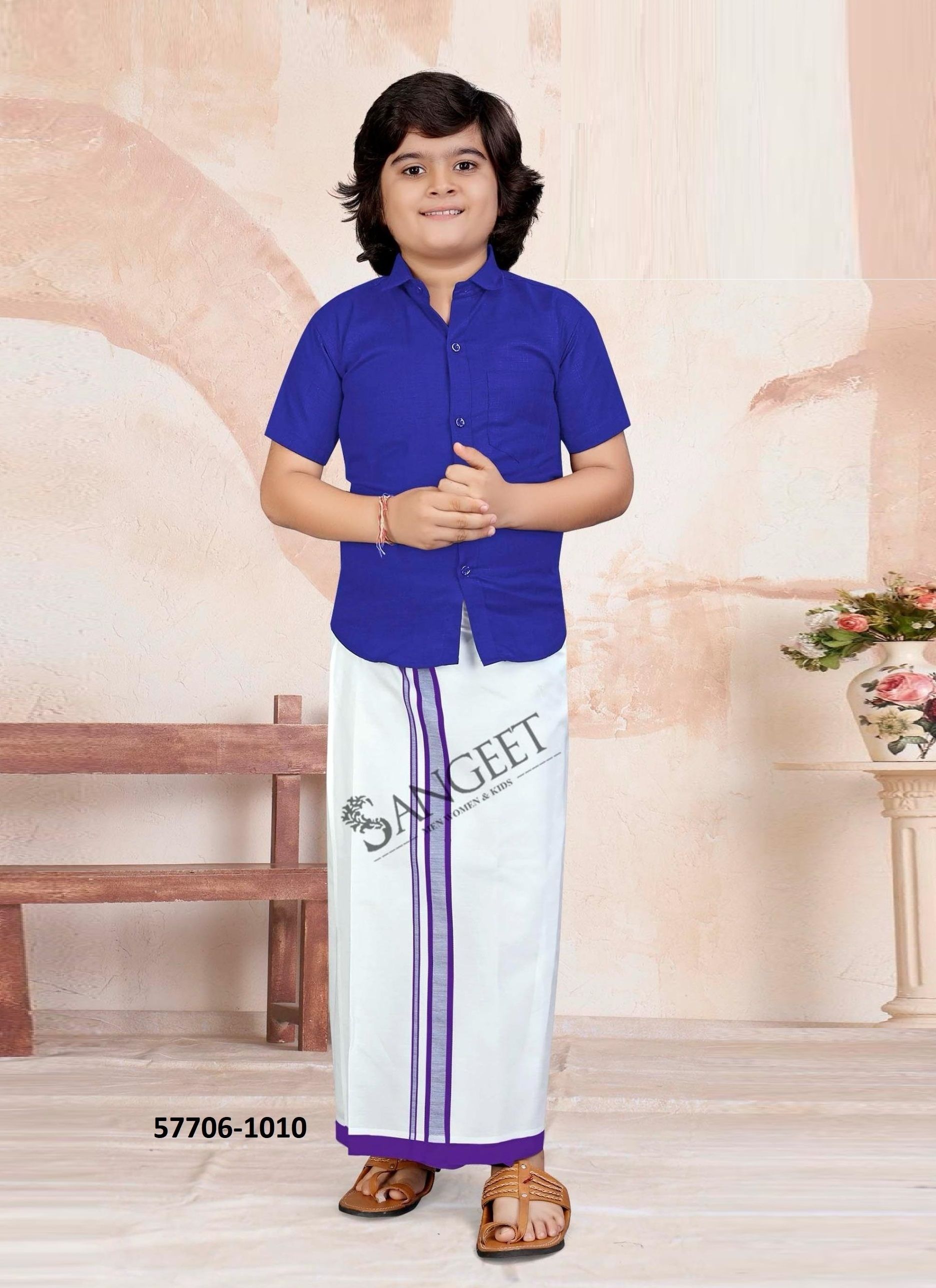 MR MADHARASI - Catalog # 57706 (Set of 10 Men's Ethnic Wear) by Brand SANGEET