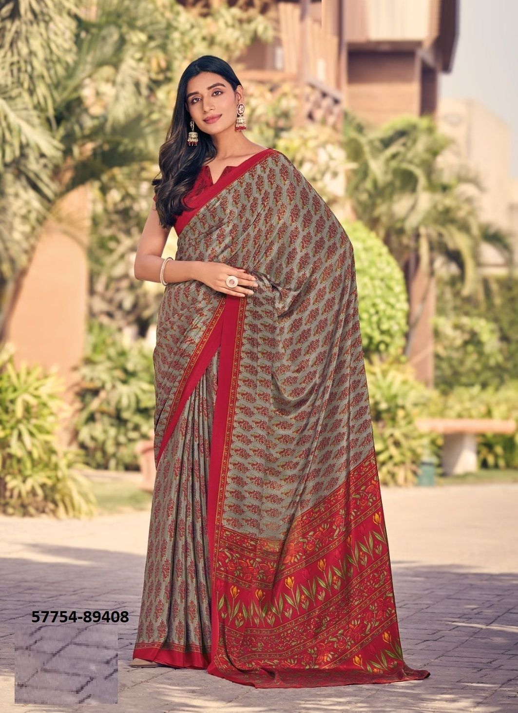 HERITAGE SILK 12 - Catalog # 57754 (Set of 18 Sarees) by Brand VIPUL FASHIONS