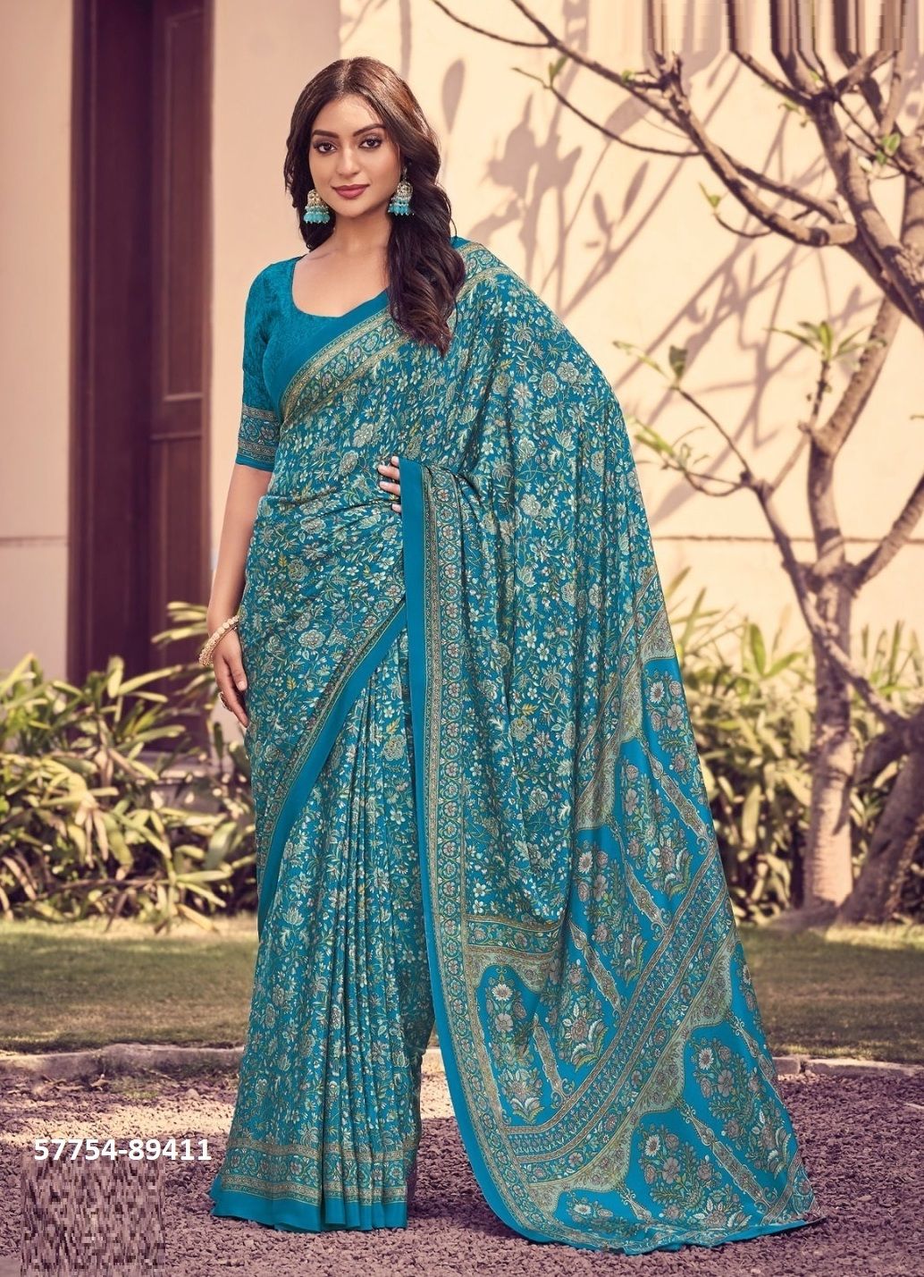 HERITAGE SILK 12 - Catalog # 57754 (Set of 18 Sarees) by Brand VIPUL FASHIONS