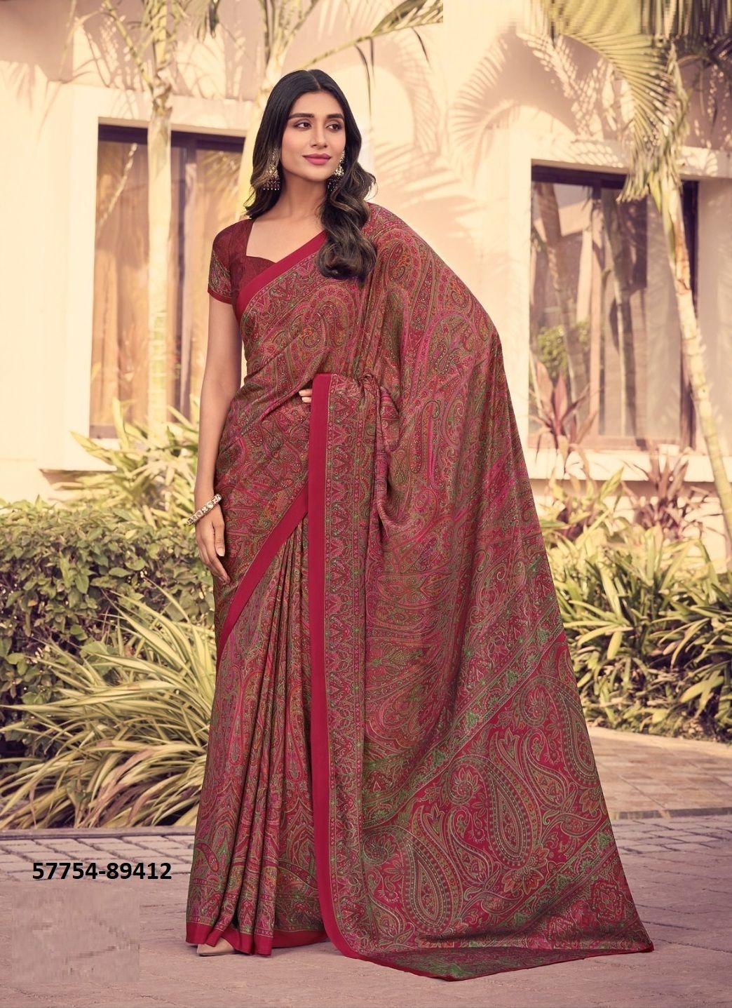 HERITAGE SILK 12 - Catalog # 57754 (Set of 18 Sarees) by Brand VIPUL FASHIONS