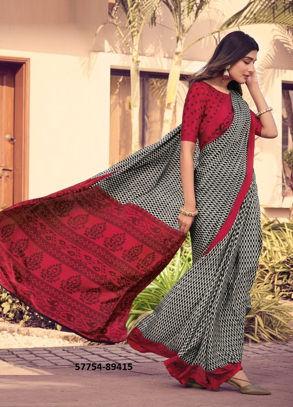HERITAGE SILK 12 - Catalog # 57754 (Set of 18 Sarees) by Brand VIPUL FASHIONS