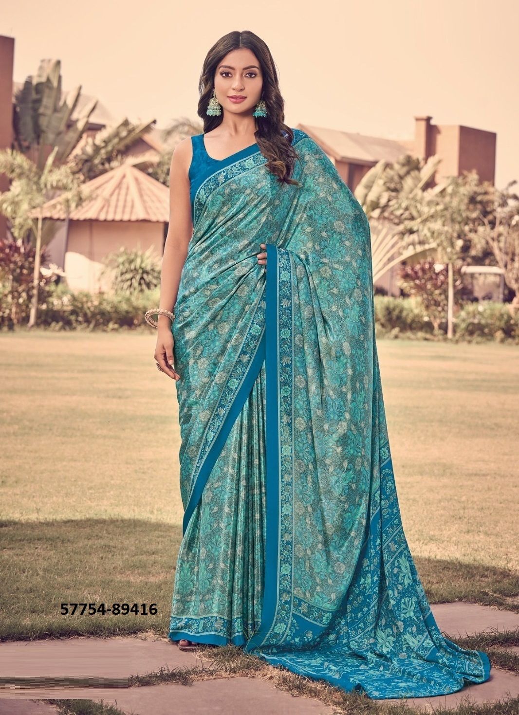 HERITAGE SILK 12 - Catalog # 57754 (Set of 18 Sarees) by Brand VIPUL FASHIONS