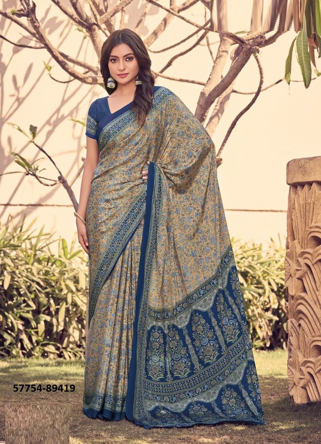 HERITAGE SILK 12 - Catalog # 57754 (Set of 18 Sarees) by Brand VIPUL FASHIONS