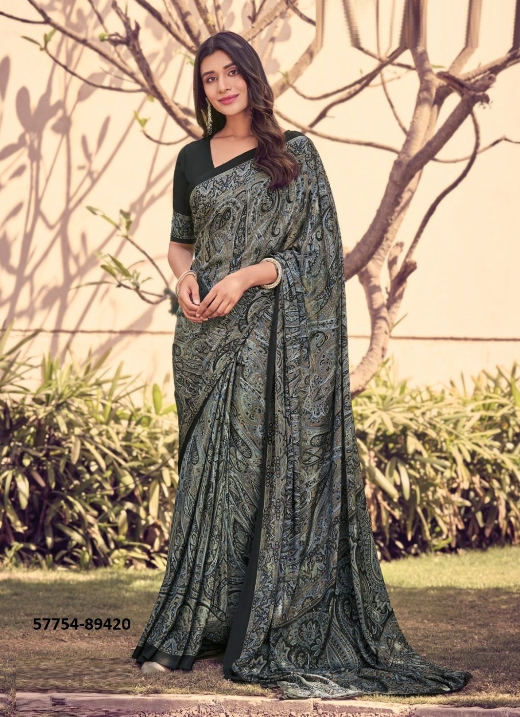 HERITAGE SILK 12 - Catalog # 57754 (Set of 18 Sarees) by Brand VIPUL FASHIONS