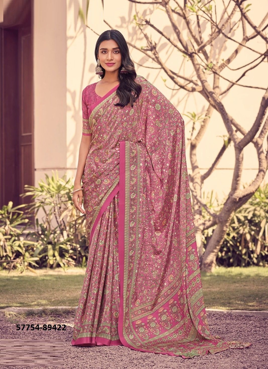 HERITAGE SILK 12 - Catalog # 57754 (Set of 18 Sarees) by Brand VIPUL FASHIONS
