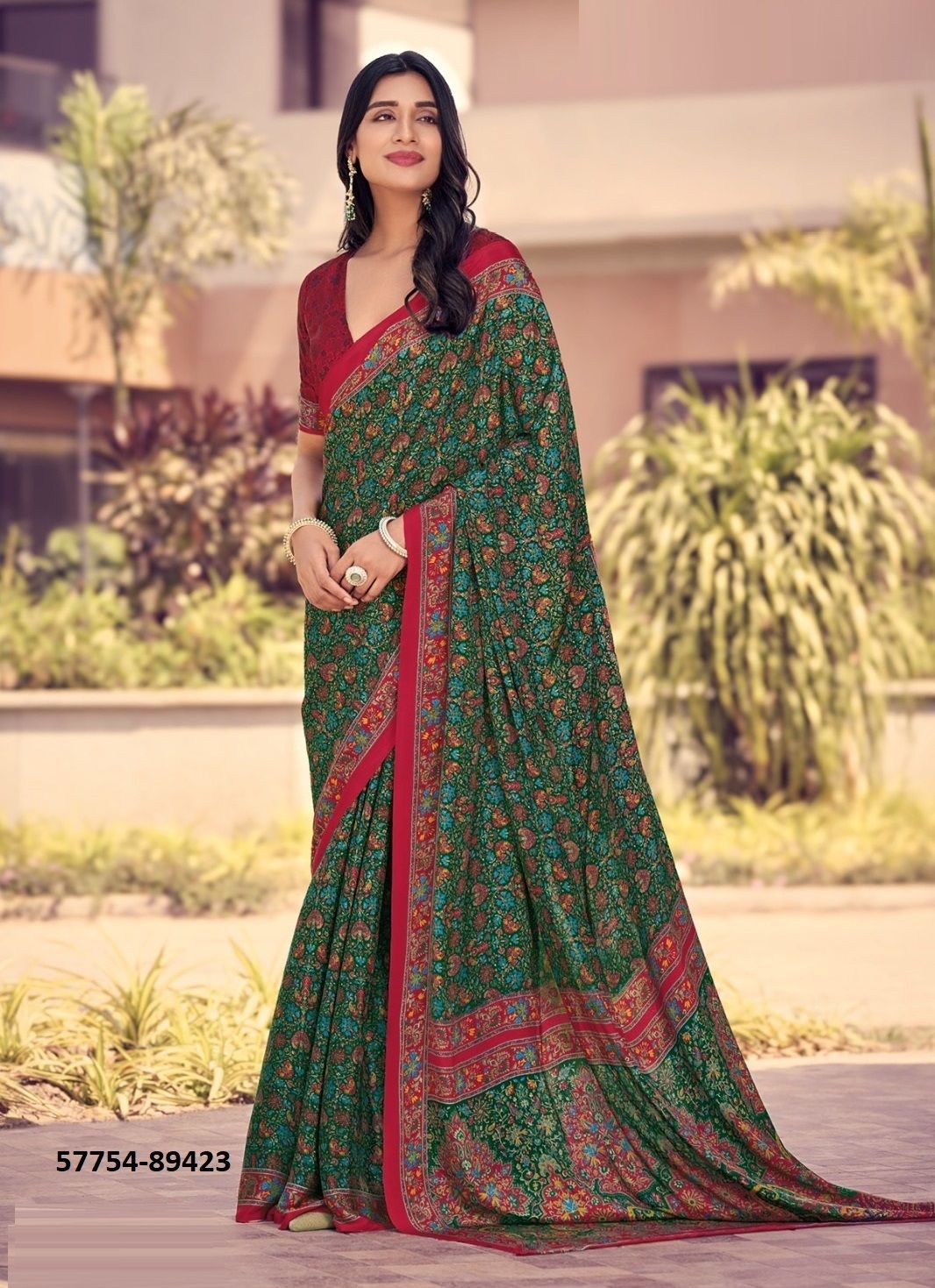 HERITAGE SILK 12 - Catalog # 57754 (Set of 18 Sarees) by Brand VIPUL FASHIONS