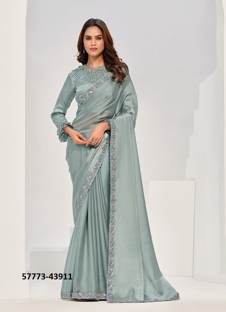 SAANJH - Catalog # 57773 (Set of 16 Sarees) by Brand MAHOTSAV